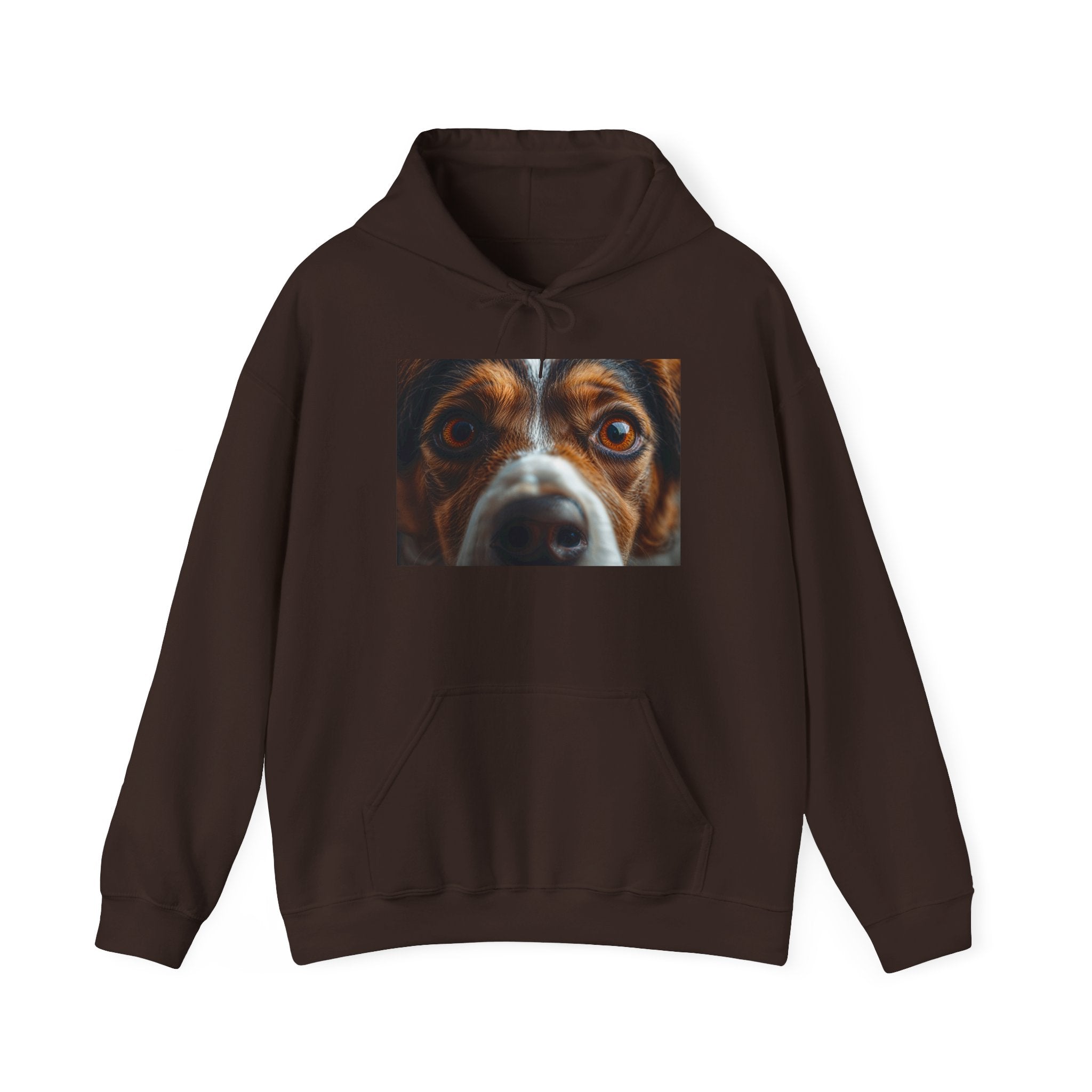 Sweat à capuche avec portrait de chien curieux | Gros plan sur un portrait canin, Sweat-shirt pour amoureux des animaux