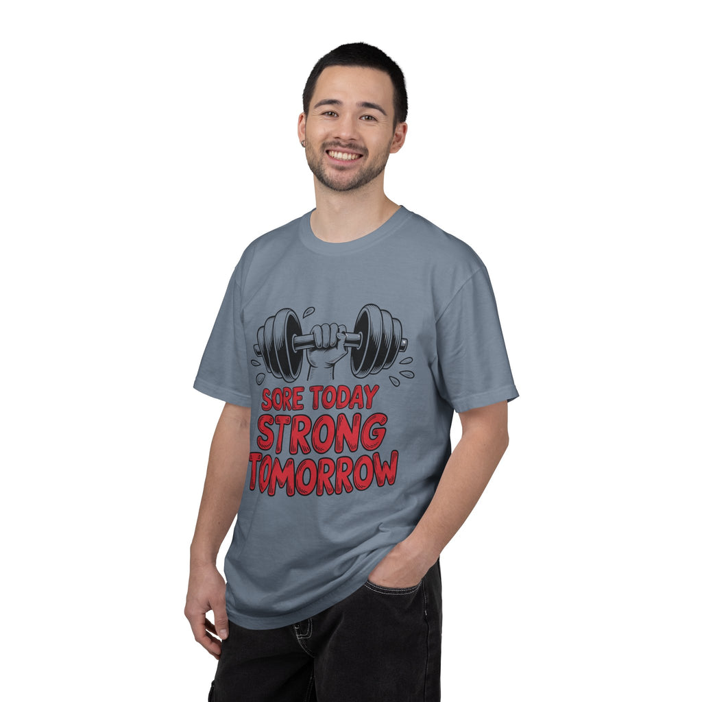 Strong Man T-shirt | Dumbbell Workout Fitnes Tee