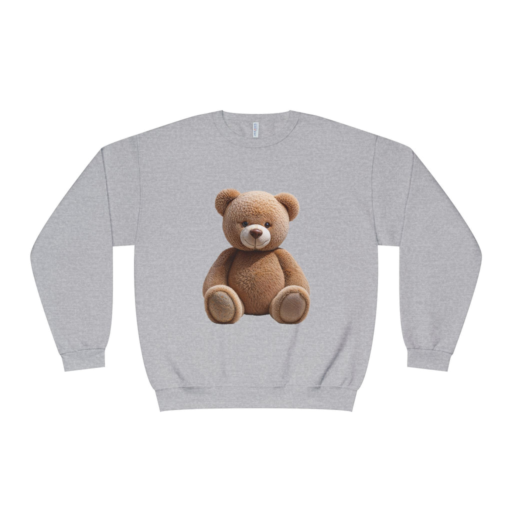 Sweat-shirt imprimé ours en peluche marron | Illustration de jouet mignon