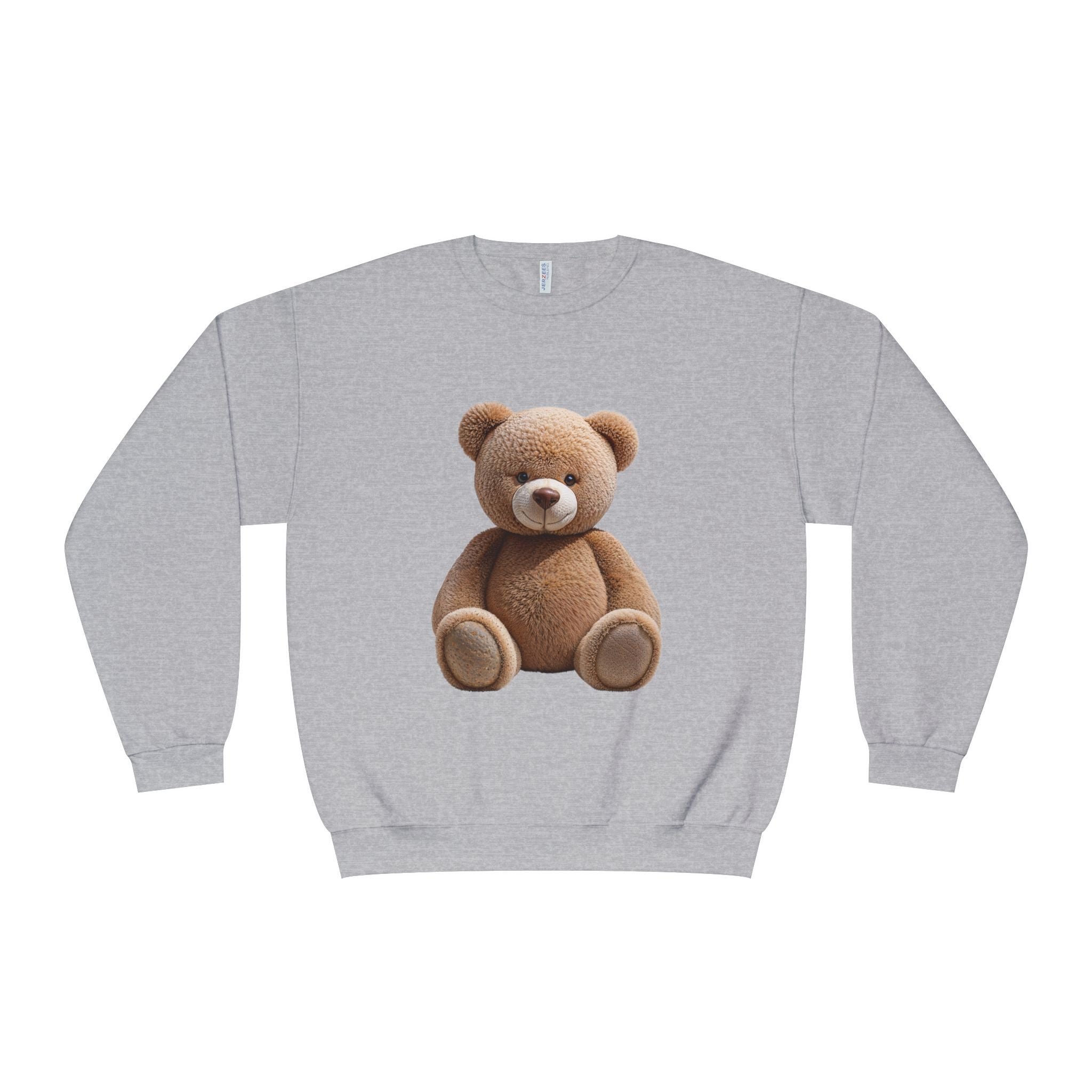 Sweat-shirt imprimé ours en peluche marron | Illustration de jouet mignon