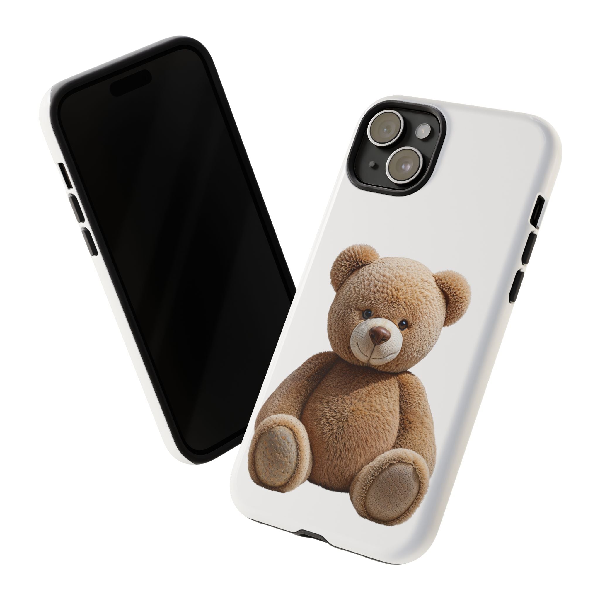 Teddy Bear Phone Case | Cute Plush Toy Illustration, i-phone, Samsung, Google phone