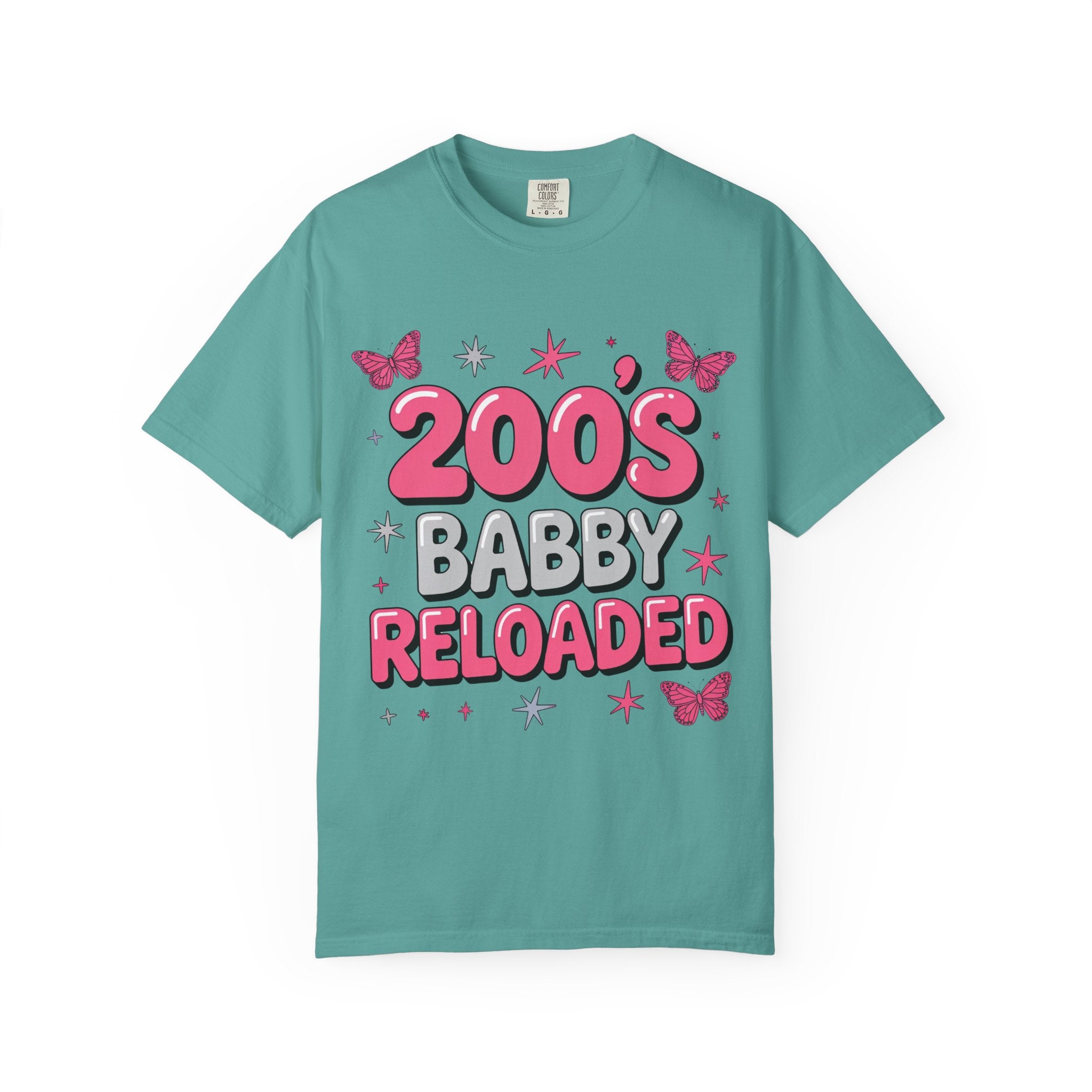 2000s Baby Reloaded T-shirt | Y2K Butterfly Graphic Tee