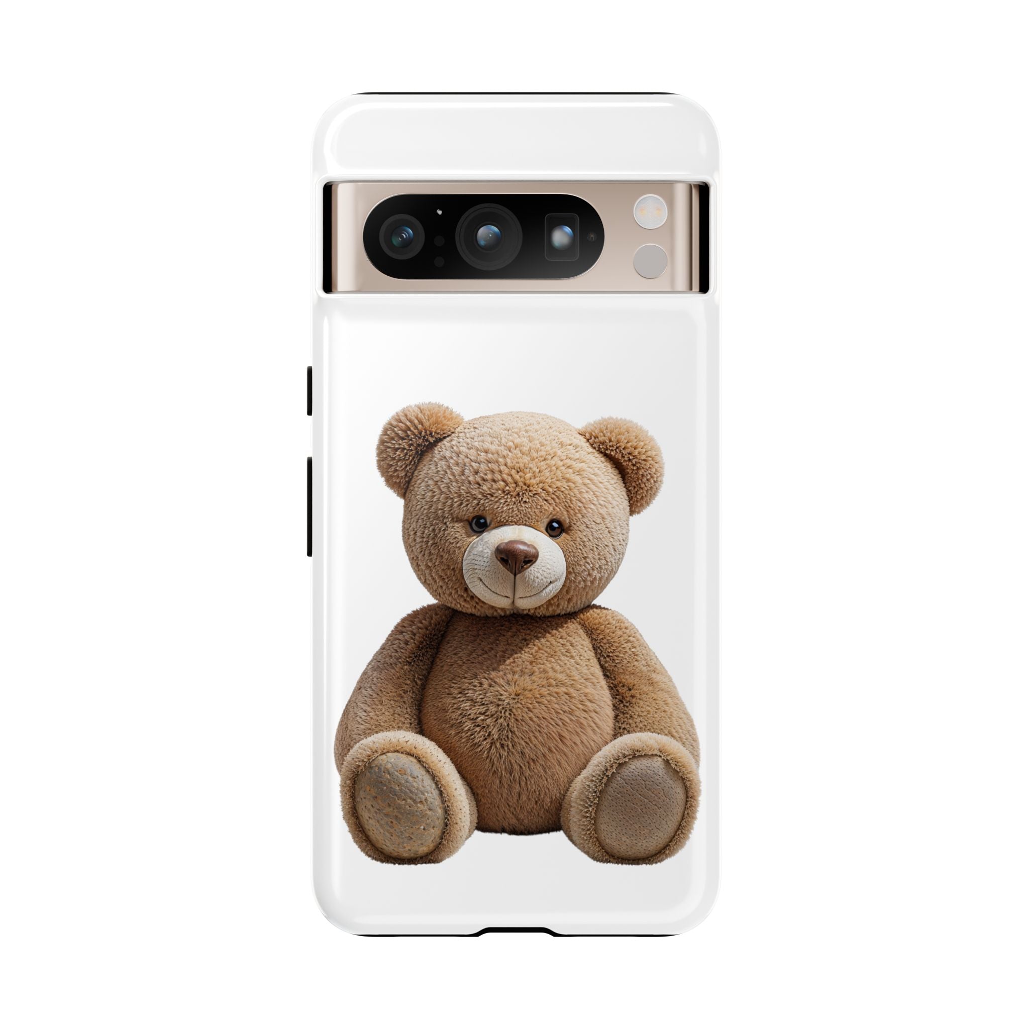 Teddy Bear Phone Case | Cute Plush Toy Illustration, i-phone, Samsung, Google phone