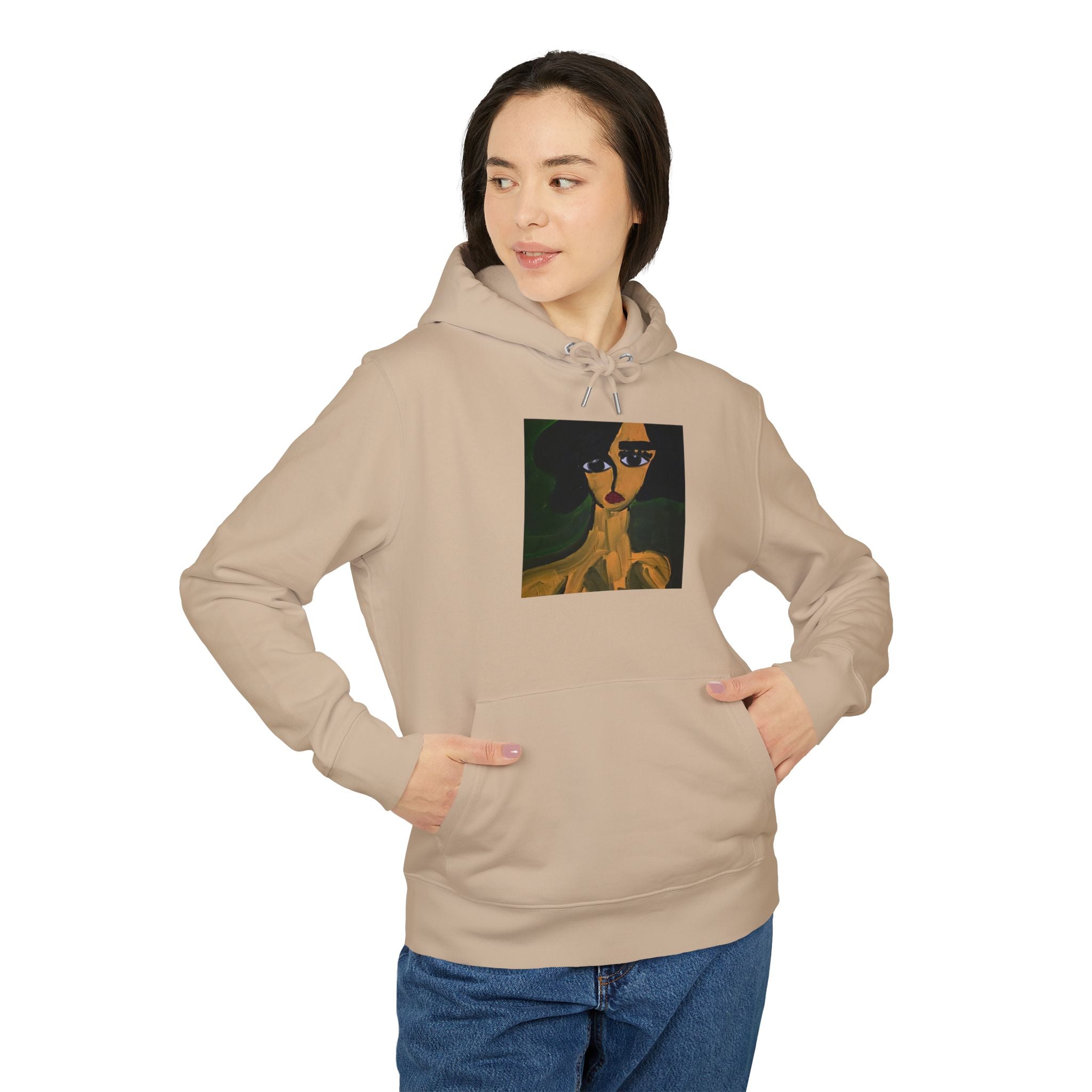 Woman Portrait painting Hoodie | Abstract female face art