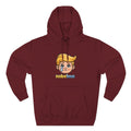 Sweat à capuche Cartoon Leader, satire politique pop art, pull streetwear humoristique, sweat à capuche personnage satirique | Logo visage de dessin animé