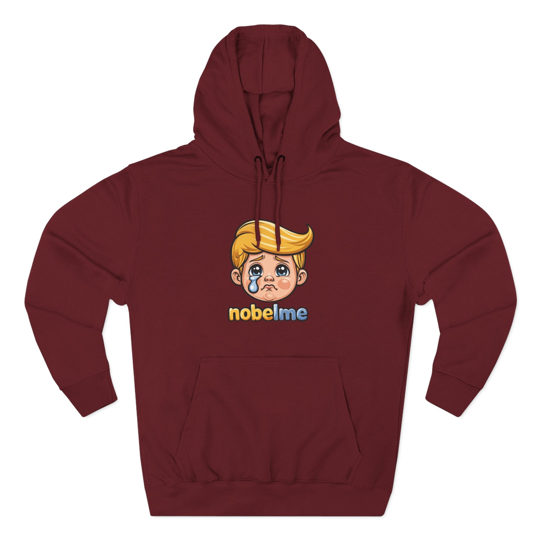 Sweat à capuche Cartoon Leader, satire politique pop art, pull streetwear humoristique, sweat à capuche personnage satirique | Logo visage de dessin animé