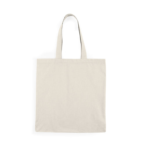 Sac fourre-tout Be Brave à motifs de coups de pinceau | Sac fourre-tout inspirant en toile, couleur naturelle neutre