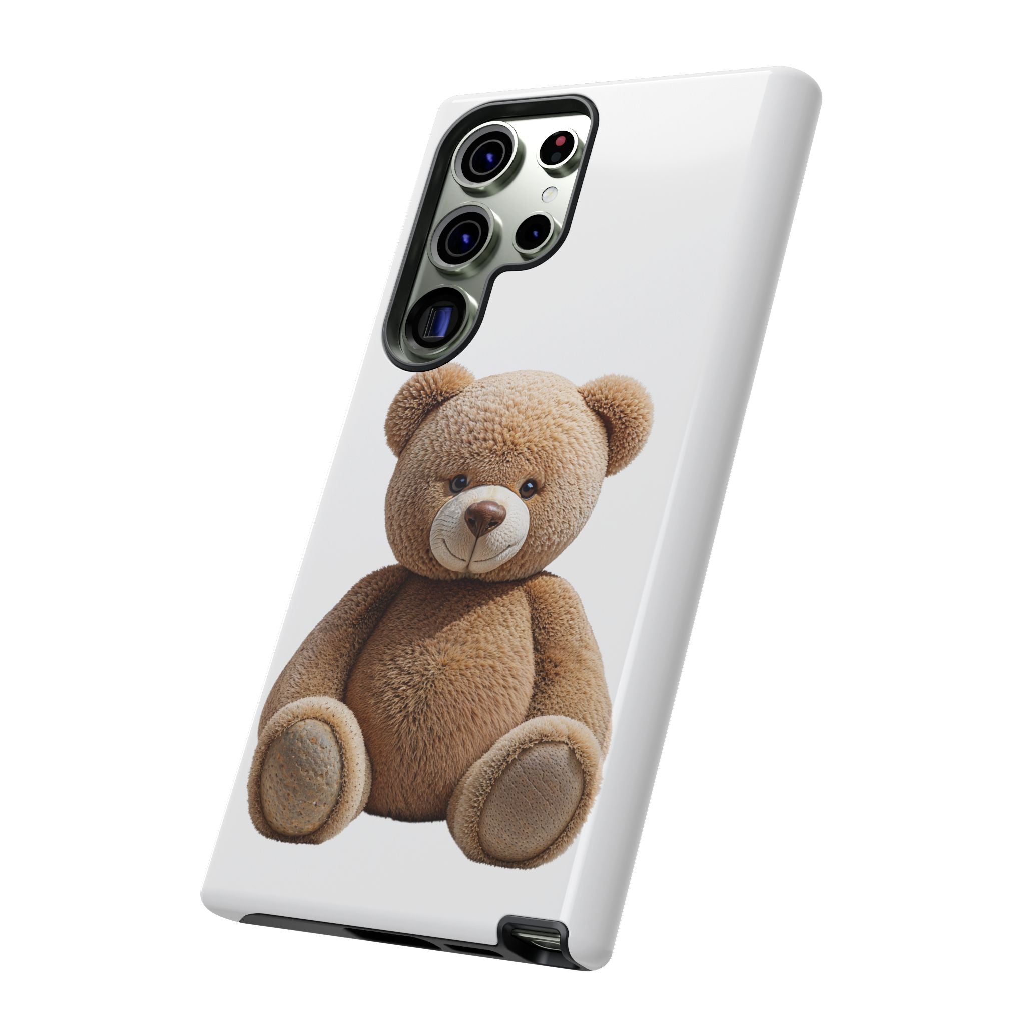 Teddy Bear Phone Case | Cute Plush Toy Illustration, i-phone, Samsung, Google phone