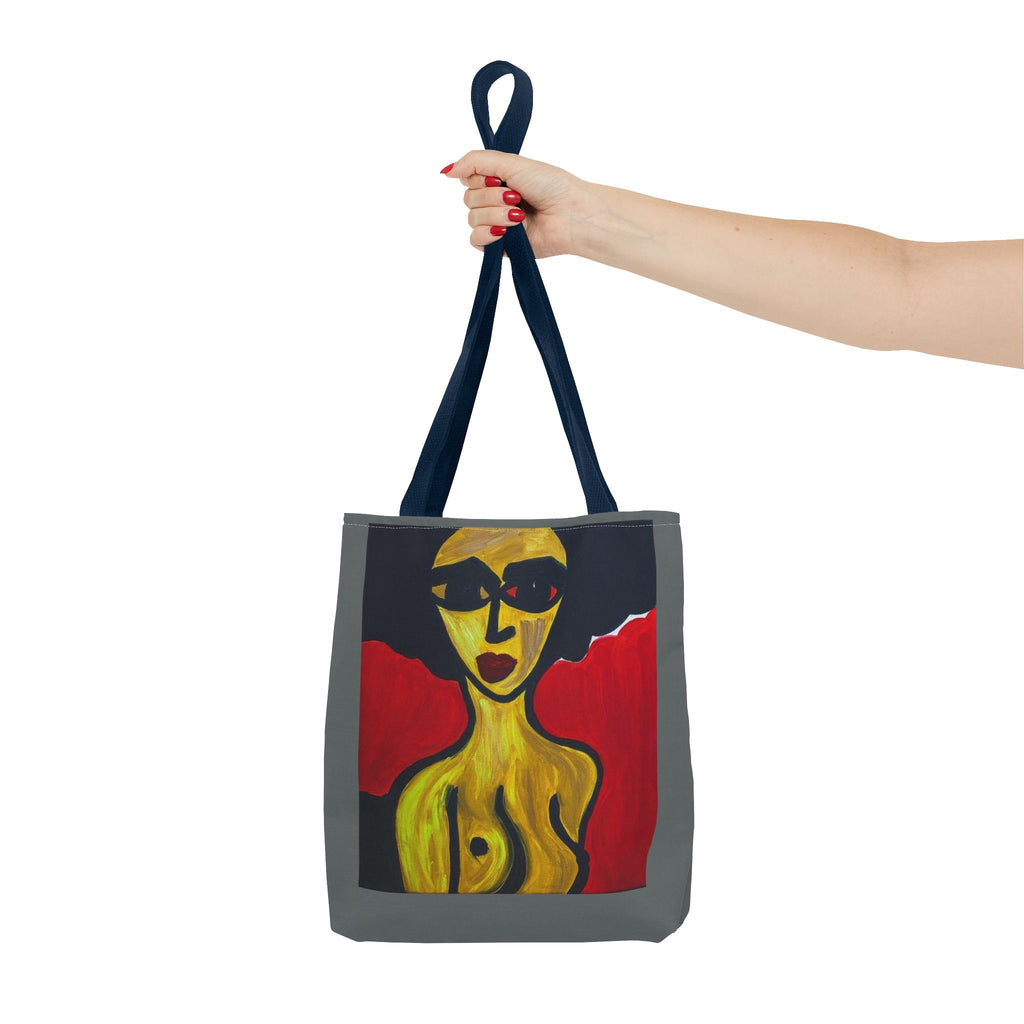 Sac cabas minimaliste nude, étude féminine au trait et au pinceau, sac fourre-tout en coton écologique, sac cabas nude expressionniste abstrait
