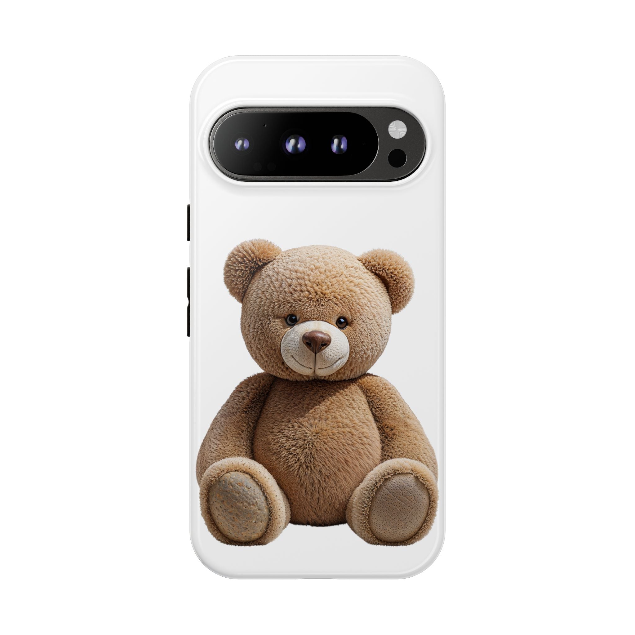 Teddy Bear Phone Case | Cute Plush Toy Illustration, i-phone, Samsung, Google phone