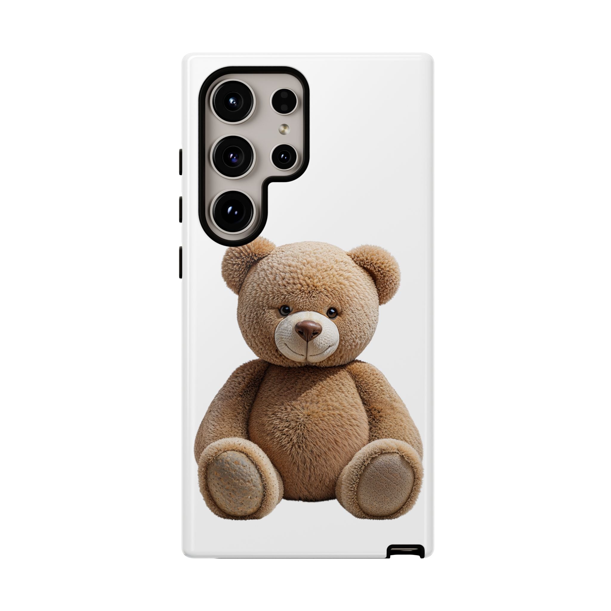 Teddy Bear Phone Case | Cute Plush Toy Illustration, i-phone, Samsung, Google phone