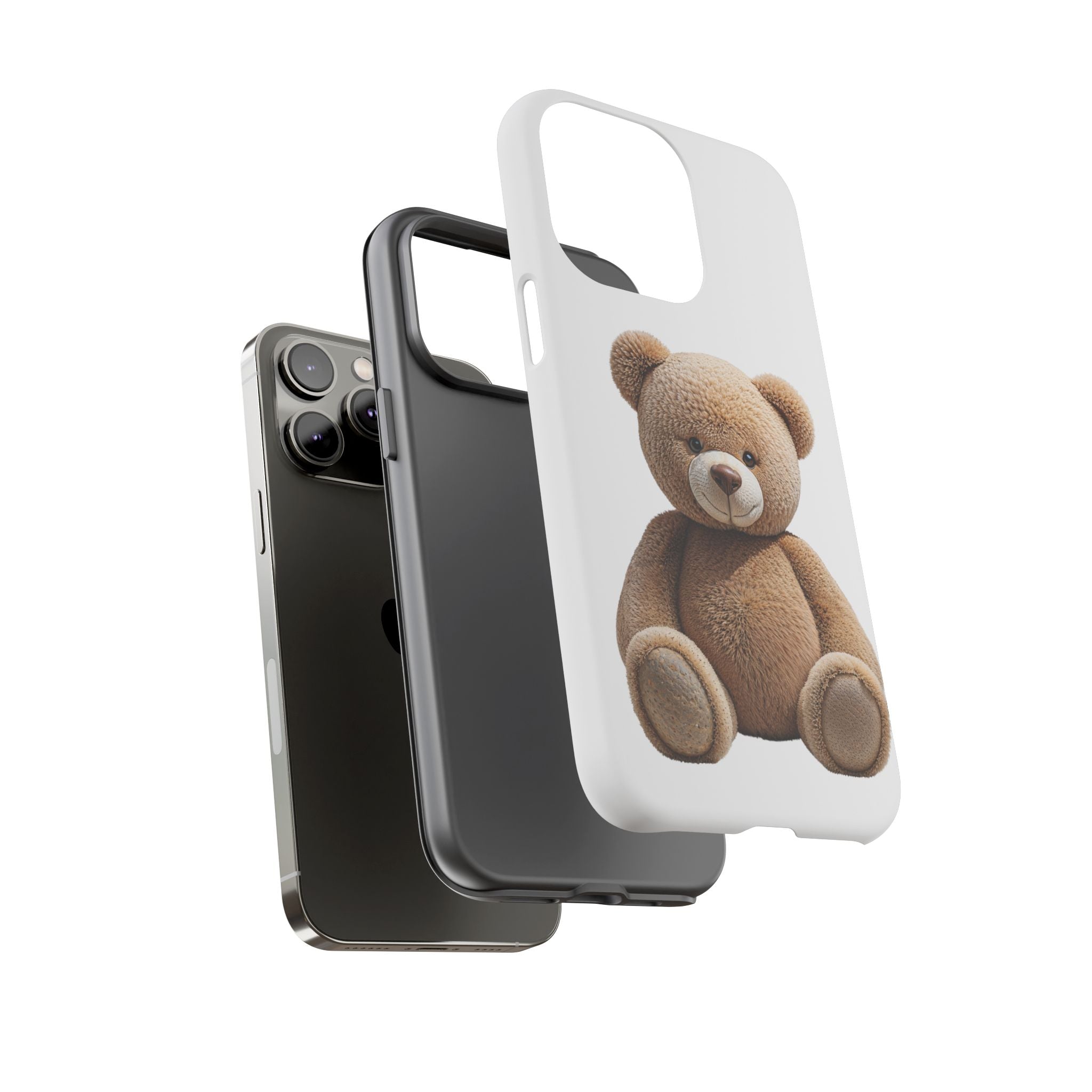 Teddy Bear Phone Case | Cute Plush Toy Illustration, i-phone, Samsung, Google phone