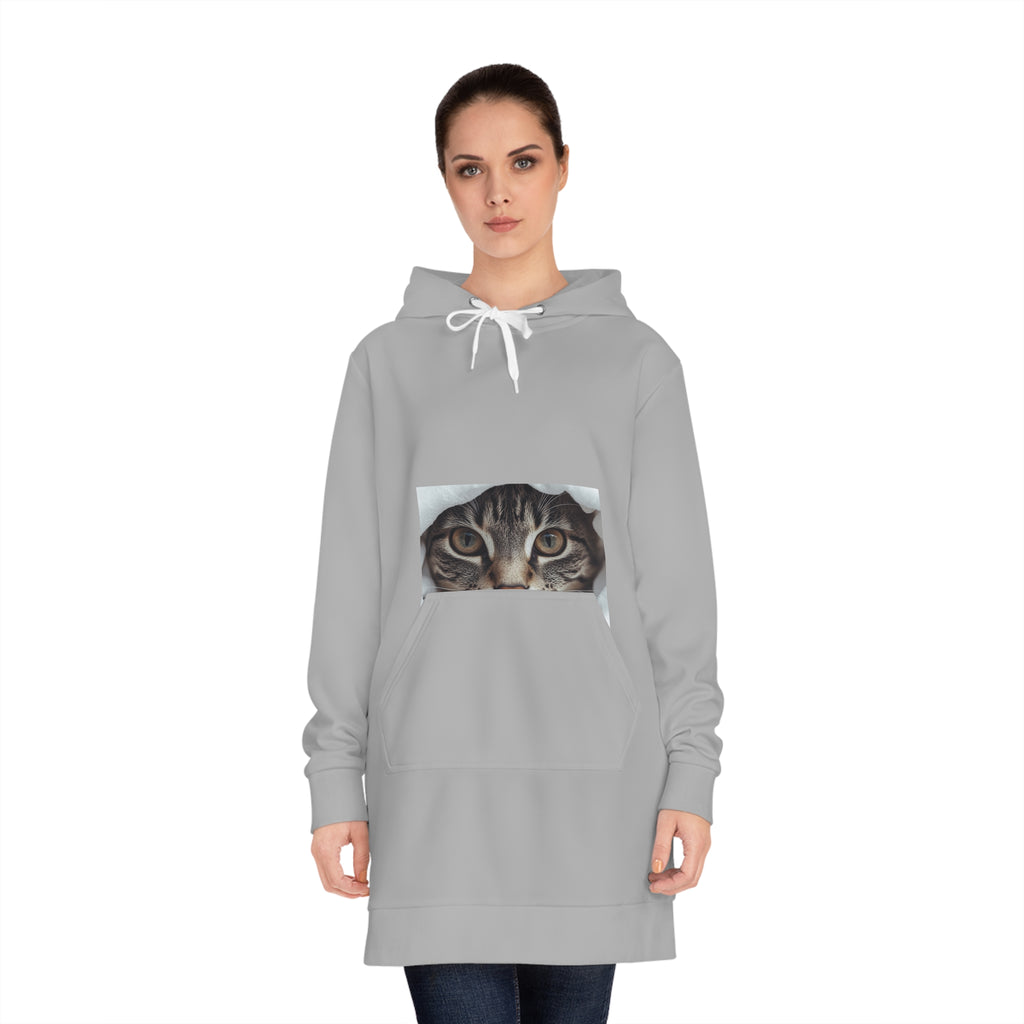 Robe à capuche Peekaboo Chat Tabby | Pull à motif chat, Vêtements mignons pour animaux
