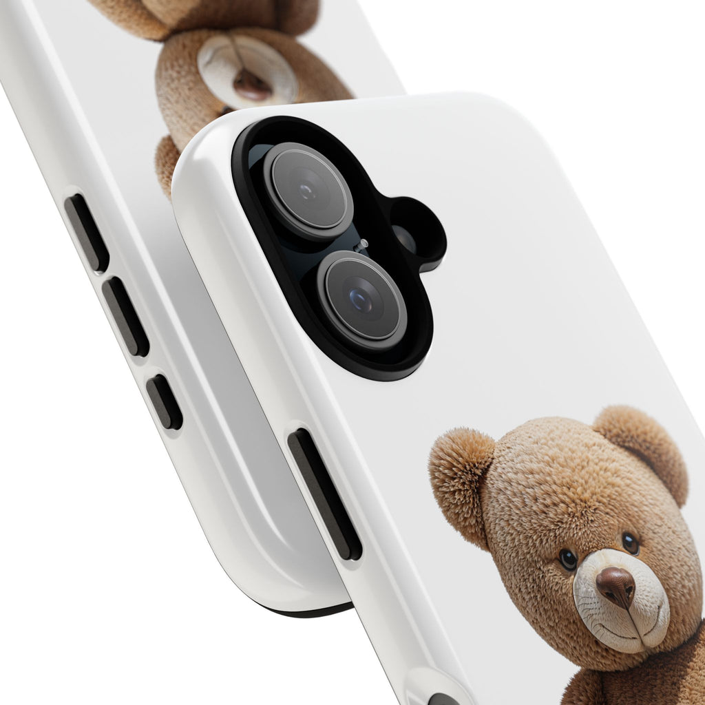 Teddy Bear Phone Case | Cute Plush Toy Illustration, i-phone, Samsung, Google phone