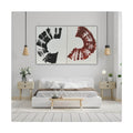Abstract Canvas, Shafran and Leather