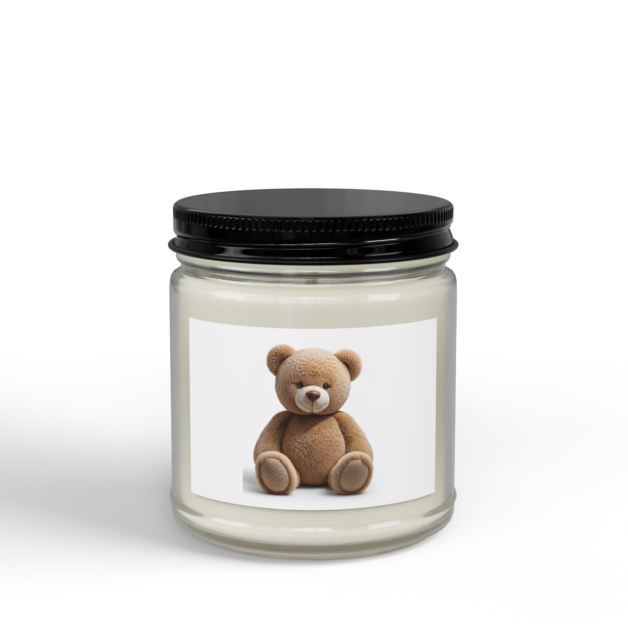 Bougie en pot Ours en peluche | Bougie de soja 113 g ou 255 g