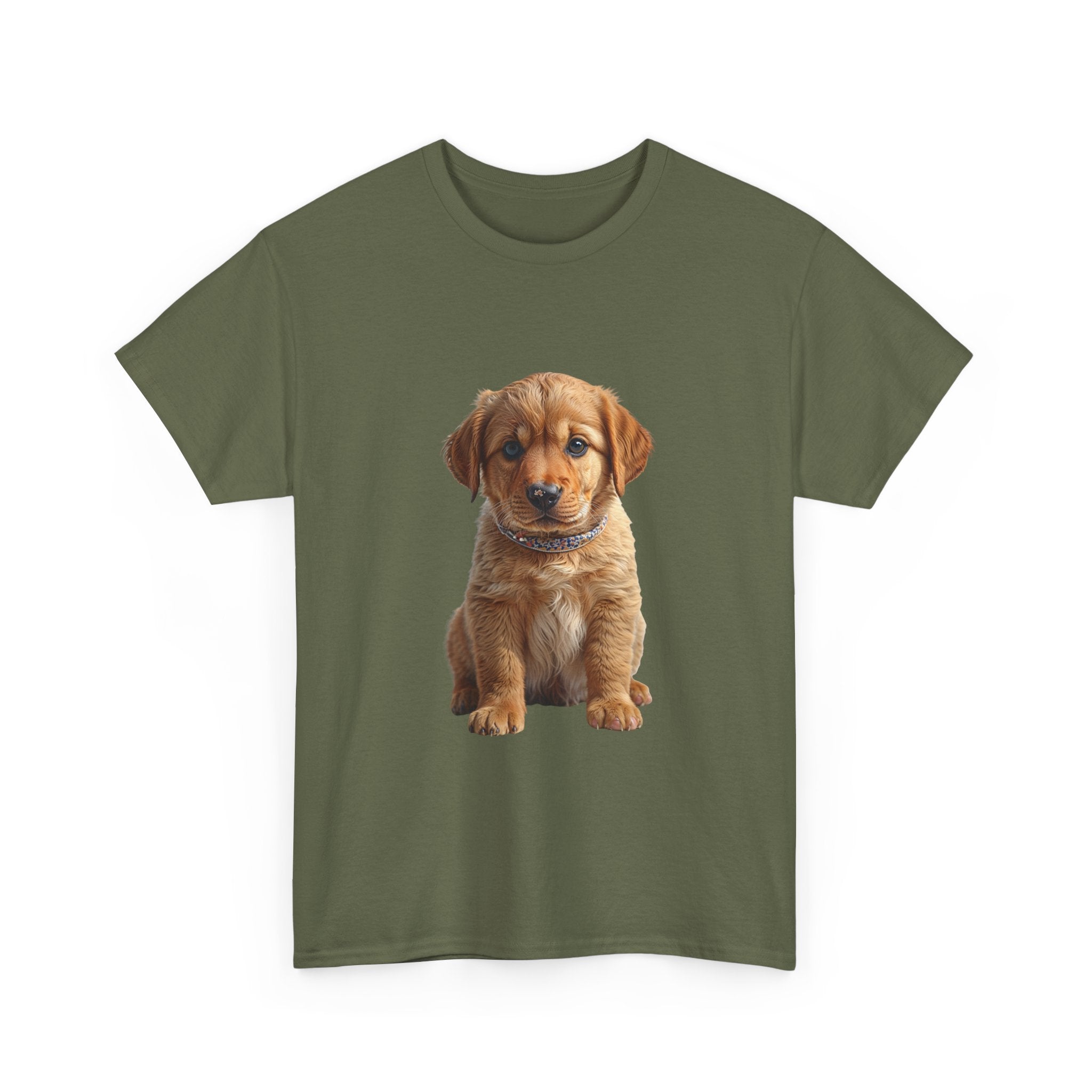 T-shirt avec un adorable chiot Golden Retriever | Portrait de chien
