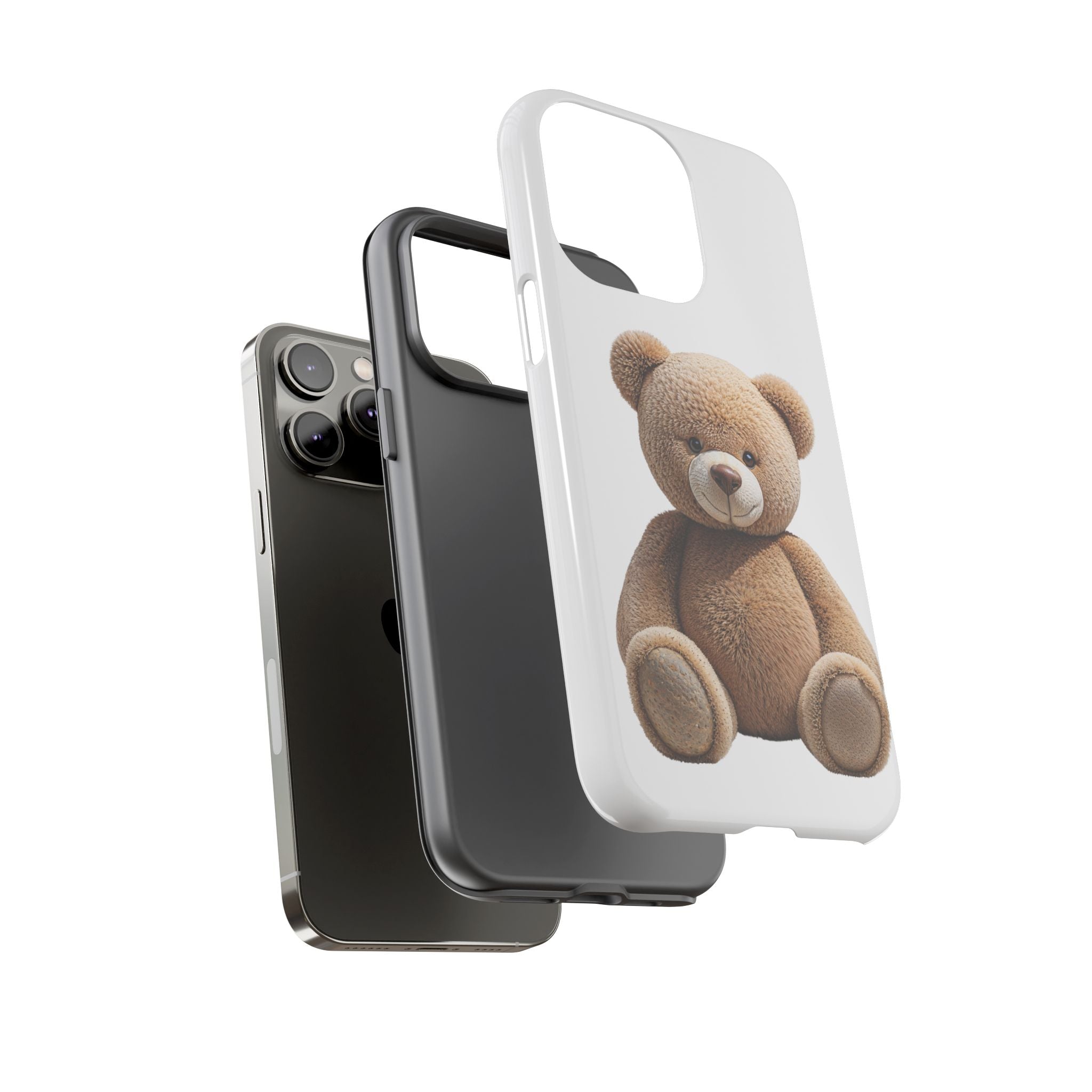 Teddy Bear Phone Case | Cute Plush Toy Illustration, i-phone, Samsung, Google phone