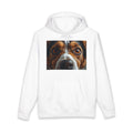Close-Up Dog Face Hoodie | Dog Portrait Sweatshirt, Pet Portrait Tee, Realistic Dog Painting, Artist Pet Portrait Tee