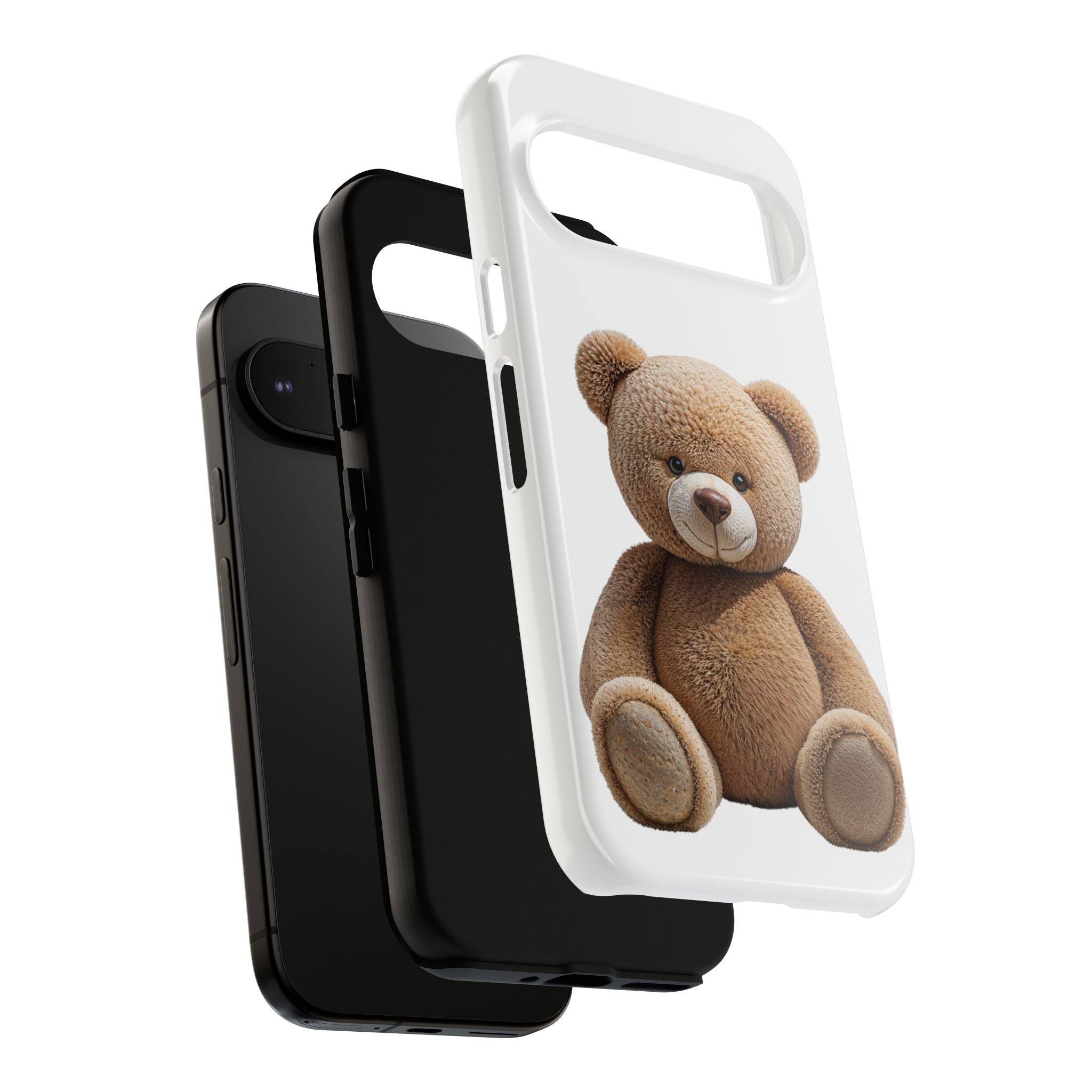 Teddy Bear Phone Case | Cute Plush Toy Illustration, i-phone, Samsung, Google phone