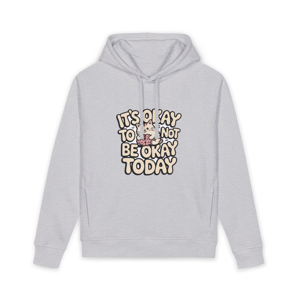 It's Okay to Not Be Okay hoodie | Mental Health Illustration, Original Motivational Hoodie, Unisex, Cotton Blend