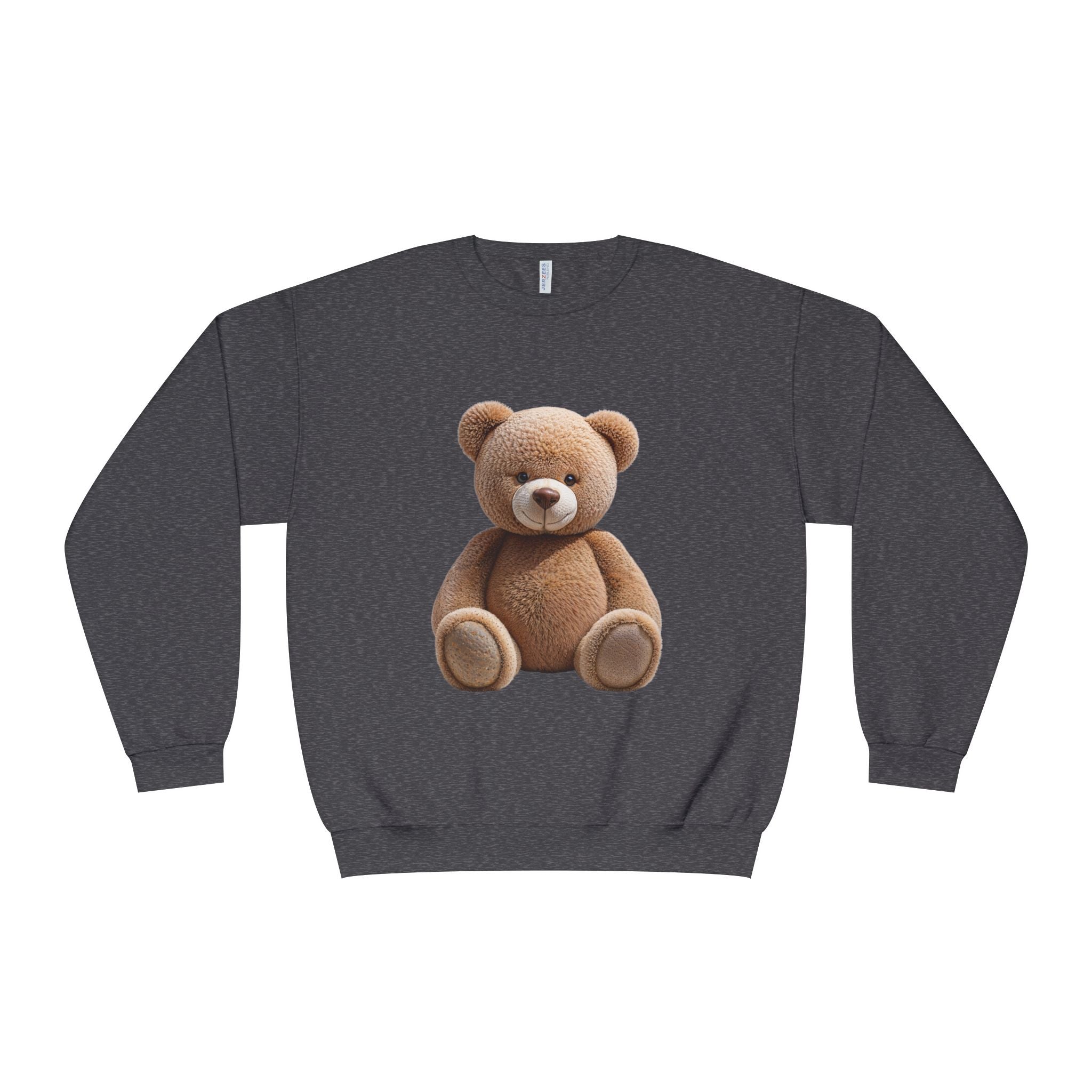 Sweat-shirt imprimé ours en peluche marron | Illustration de jouet mignon