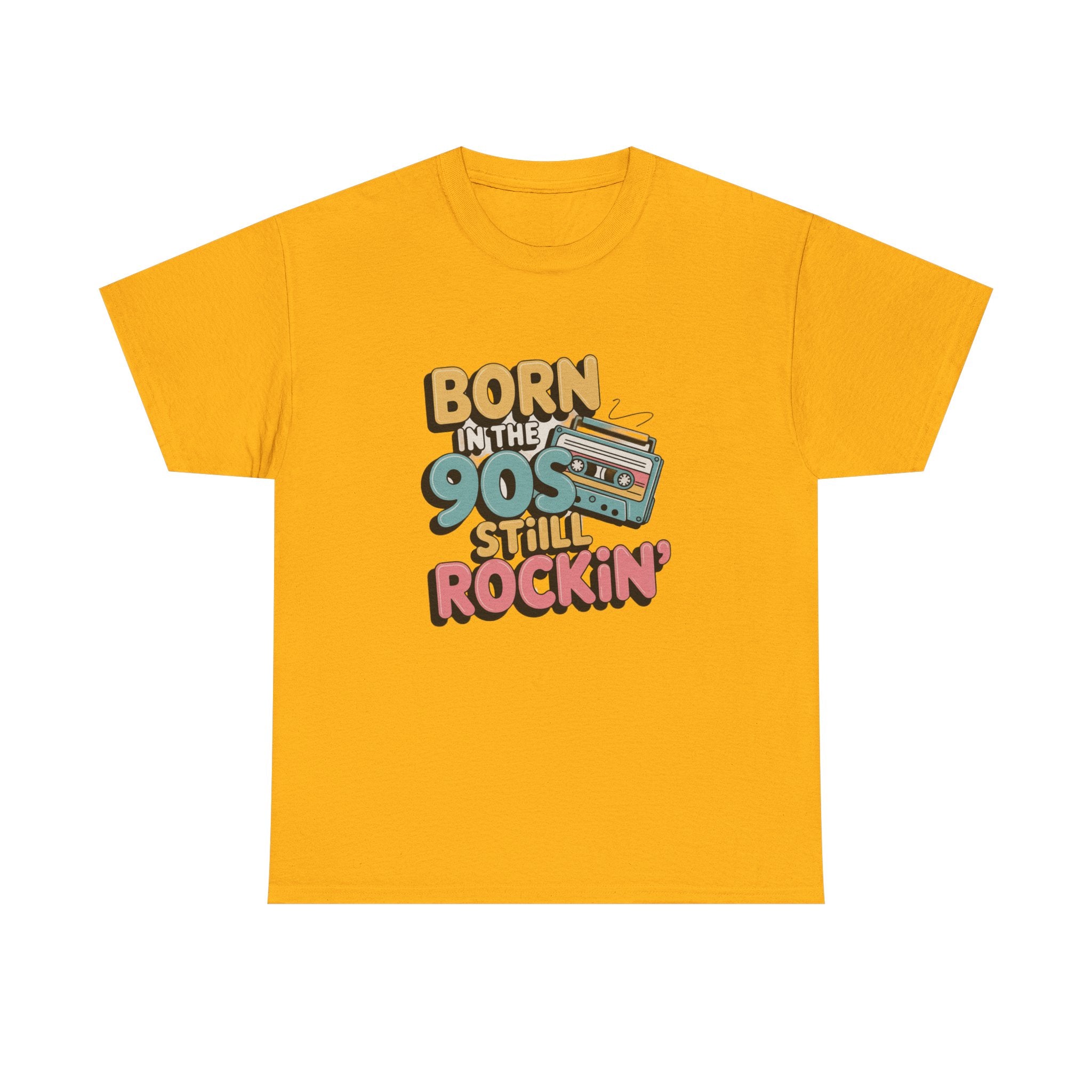 Born in the 90s T-Shirt | Retro Nostalgia Tee, Positive Quote Unisex T-Shirt, Everyday Motivation Cotton Tee