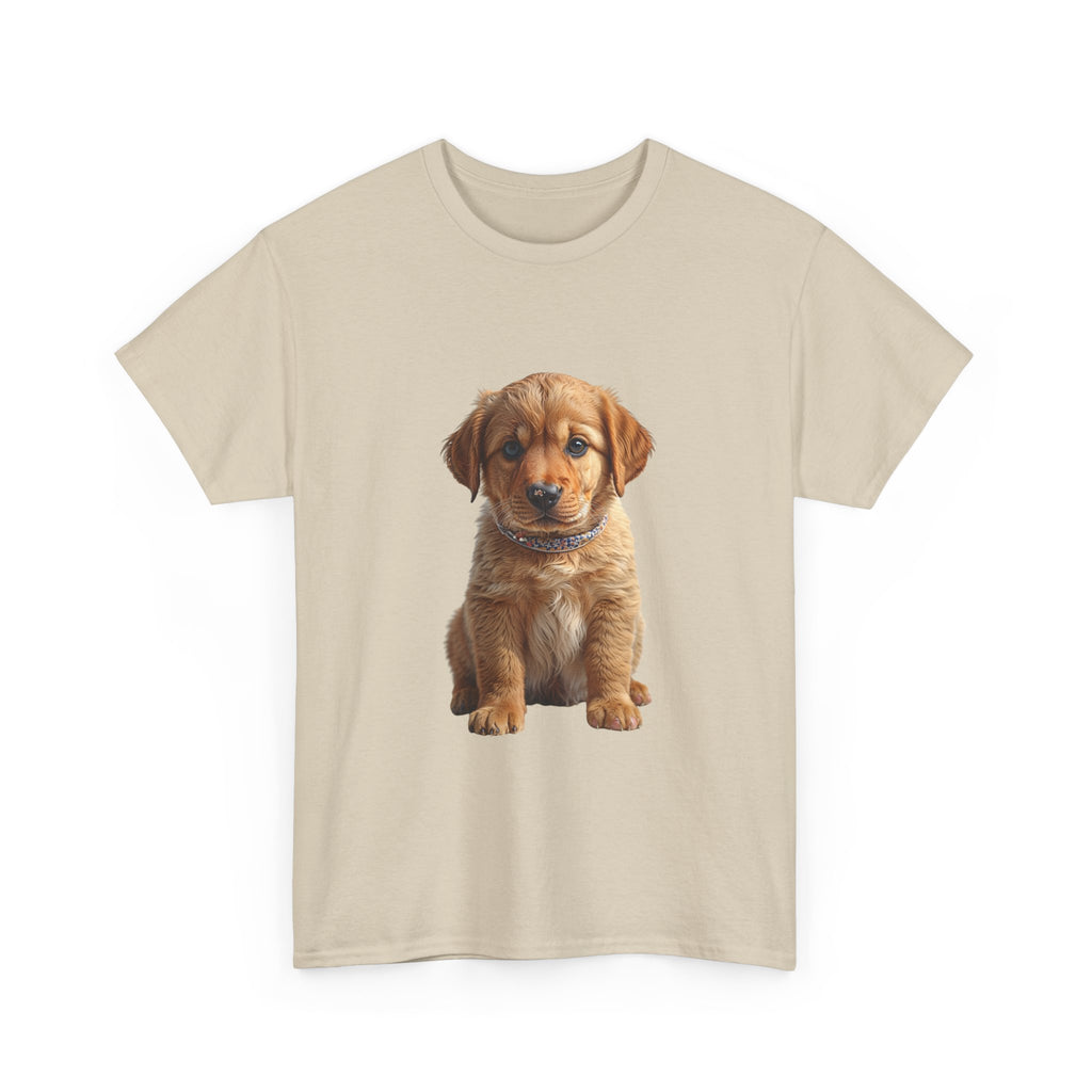 T-shirt avec un adorable chiot Golden Retriever | Portrait de chien