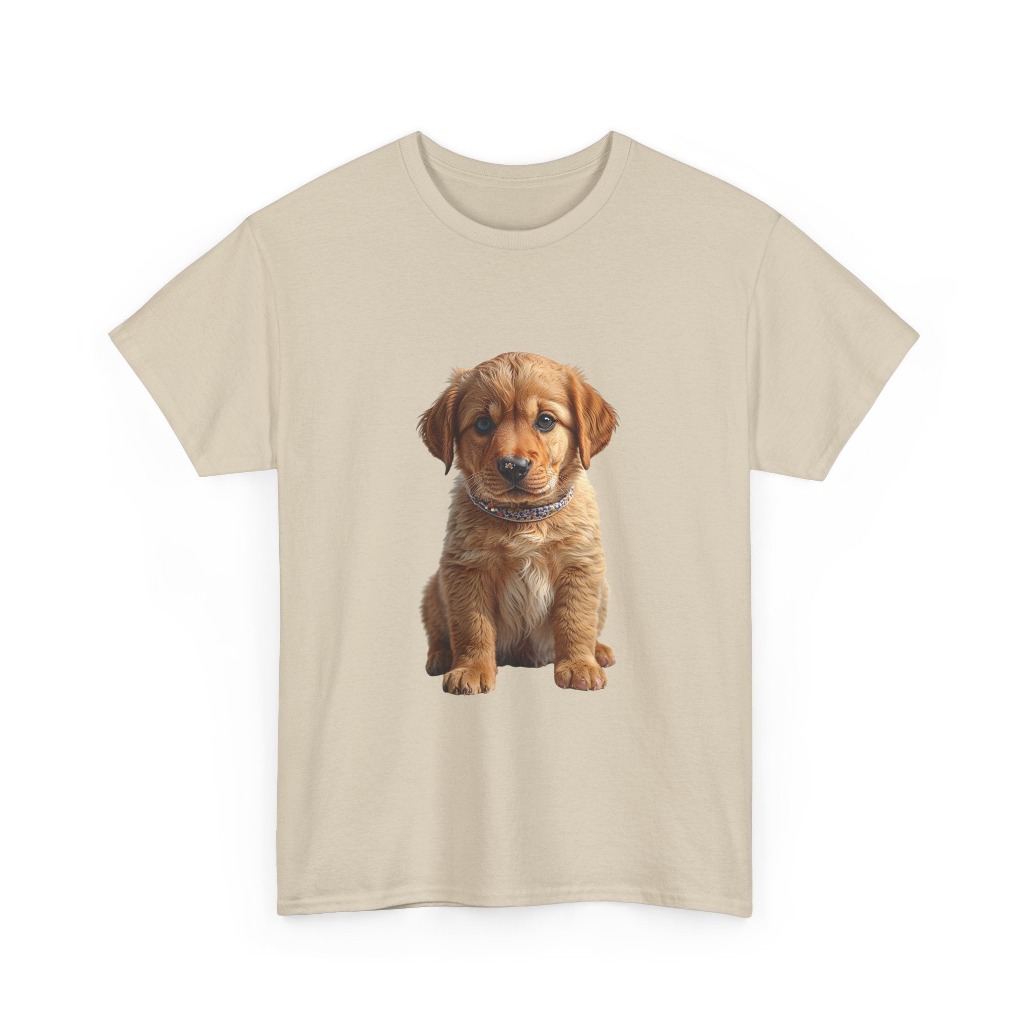 T-shirt avec un adorable chiot Golden Retriever | Portrait de chien