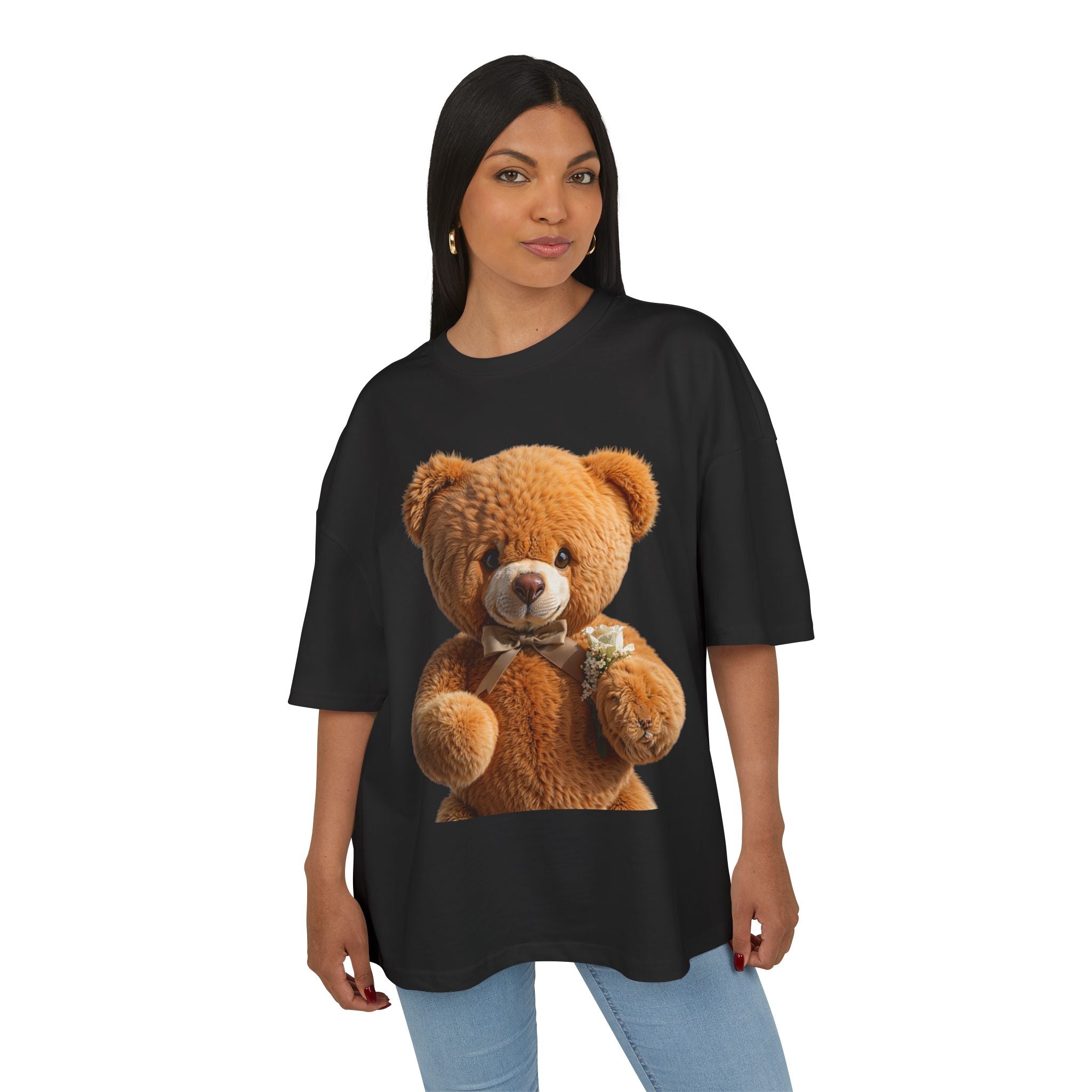 T-shirt imprimé ours en peluche | Illustration vintage de peluche, T-shirt kawaii ours en peluche, imprimé ours mignon, T-shirt unisexe doux