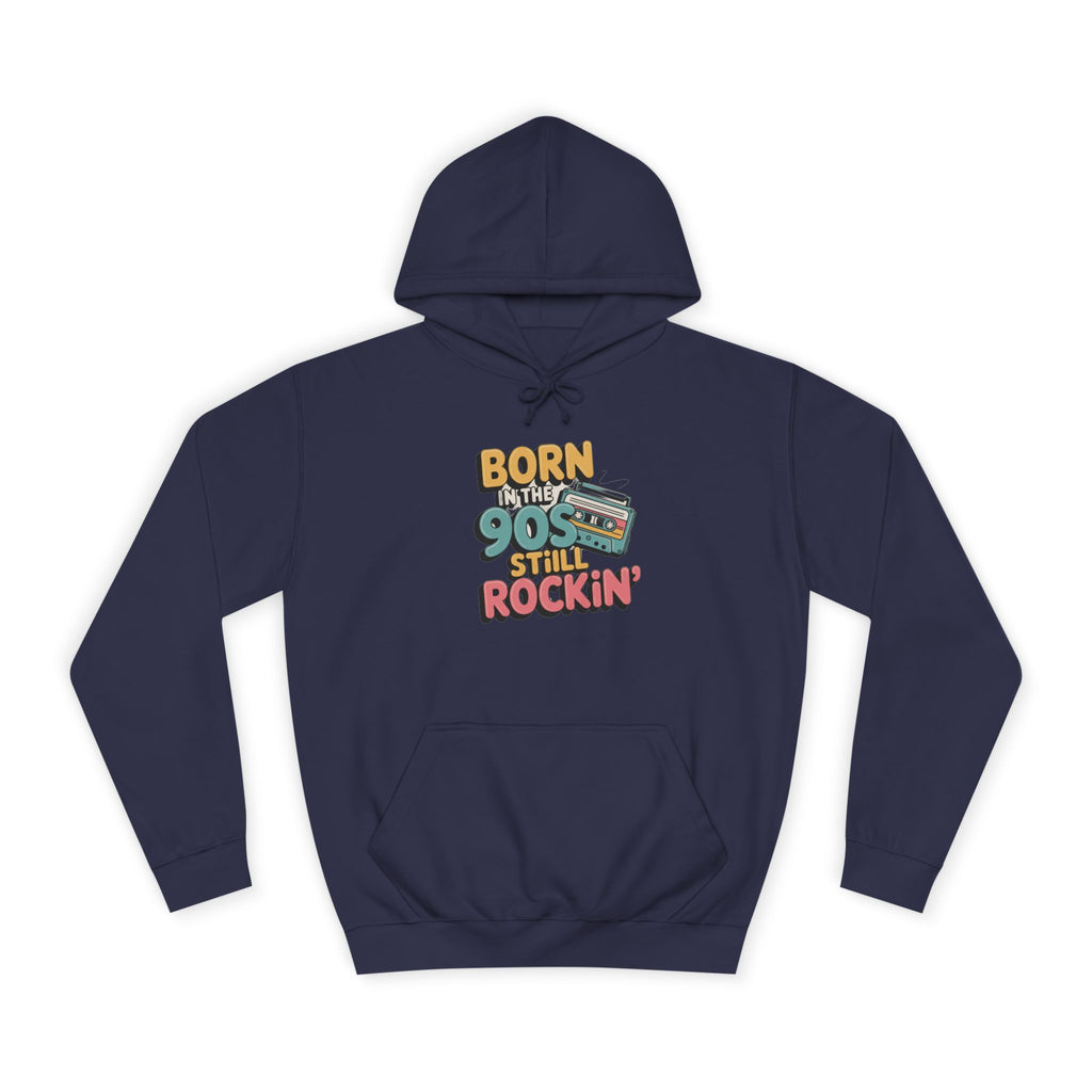 Retro 90s Nostalgia, Stronger Than Storm Hoodie Inspirational Mental Health Oversized Sweatshirt