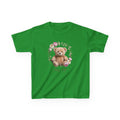 T-shirt enfant ours en peluche | T-shirt ours en peluche fleuri, T-shirt ours en peluche kawaii, Imprimé ours mignon, T-shirt unisexe doux