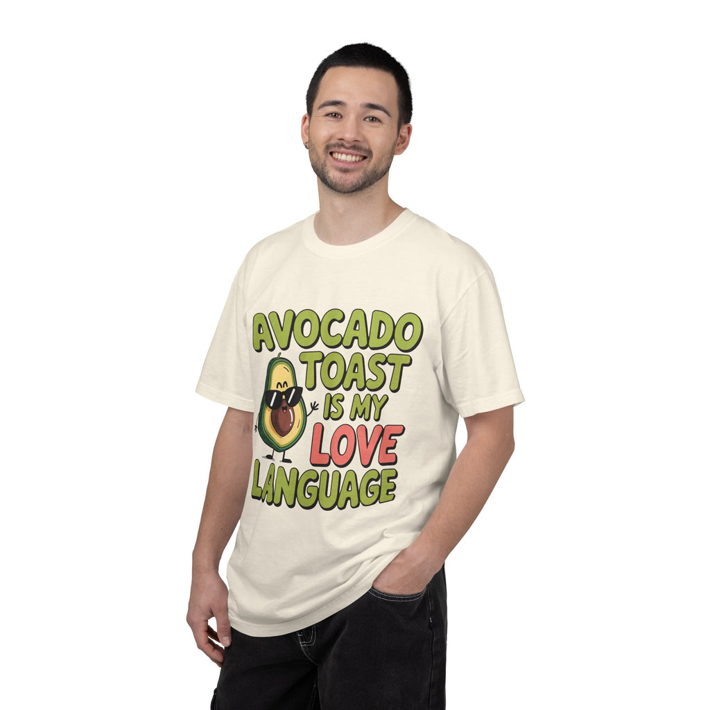 Avocado Toast Is My Love Language T-Shirt | Avocado Graphic Tee