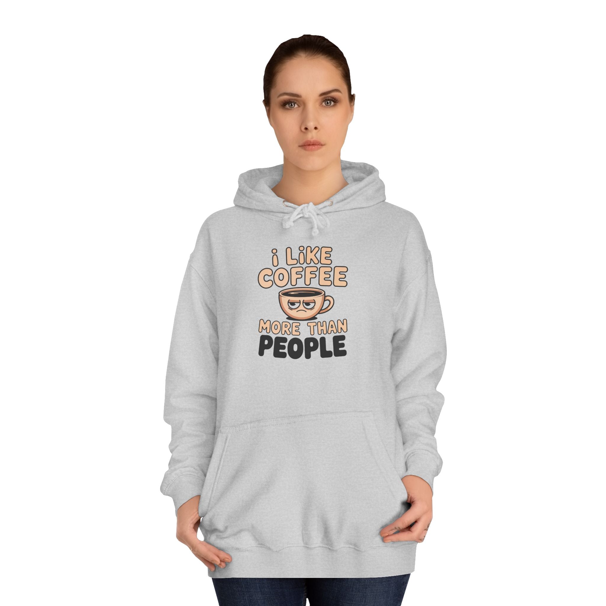Coffee Lover Hoodie, Funny Coffee Shirt, Funny Slogan Hoodie Empowering Self Love Motivational Pullover Gift