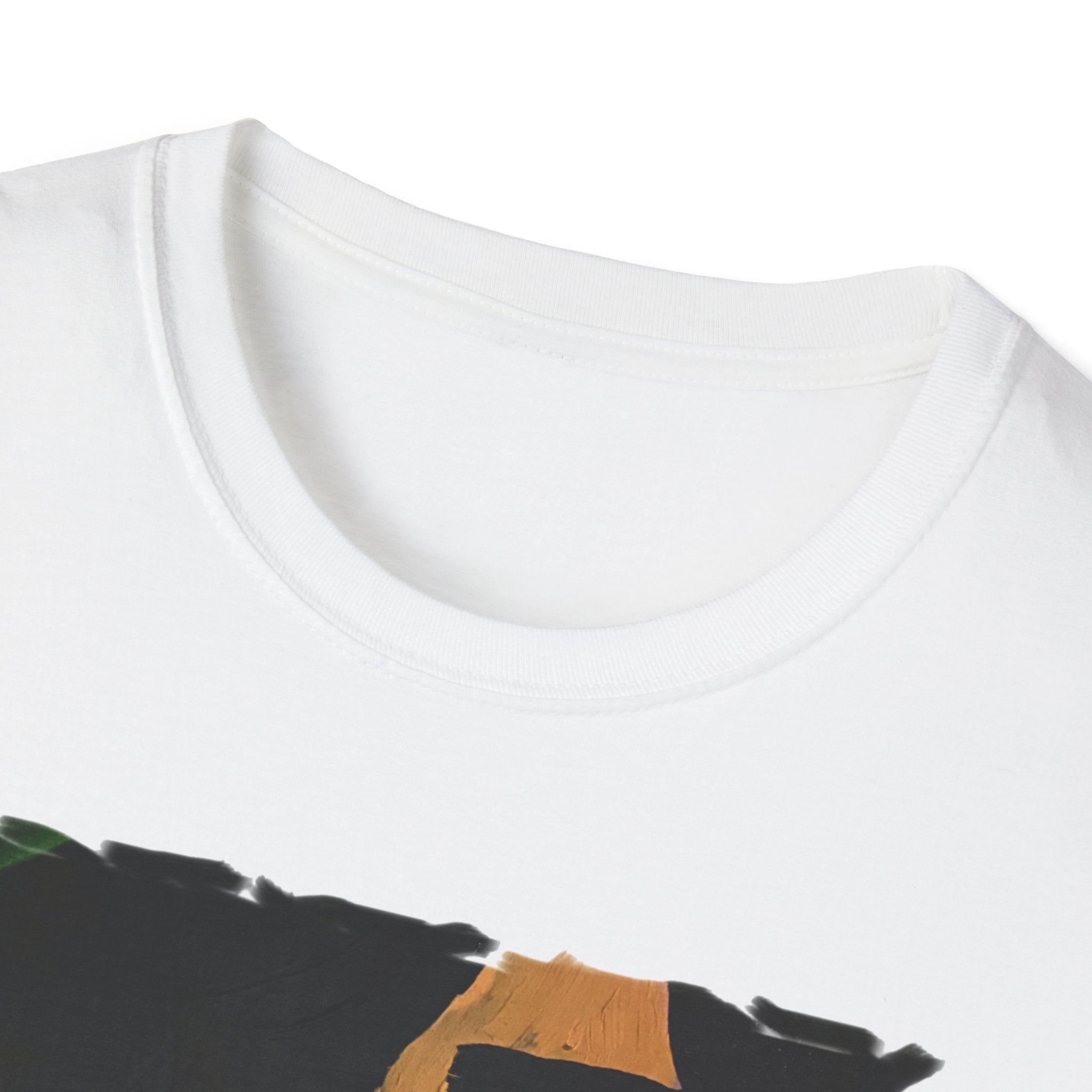 T-shirt Portrait de Femme Nue | Peinture Artistique Moderne, T-shirt Beaux-Arts, Impression Portrait de Nu Élégante, Peint à la Main, Style Galerie