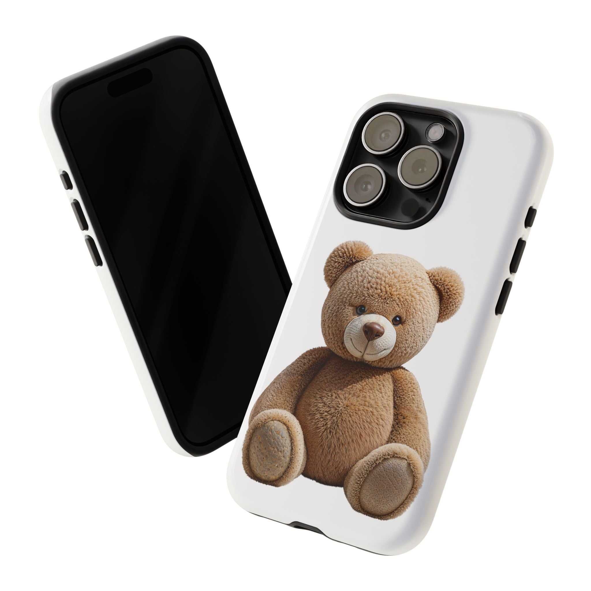 Teddy Bear Phone Case | Cute Plush Toy Illustration, i-phone, Samsung, Google phone