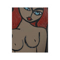 Poster, Red-Haired portret Poster | Matte Vertical Print, contemporary art poster