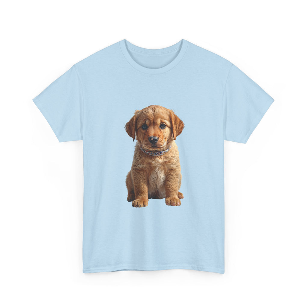 T-shirt avec un adorable chiot Golden Retriever | Portrait de chien
