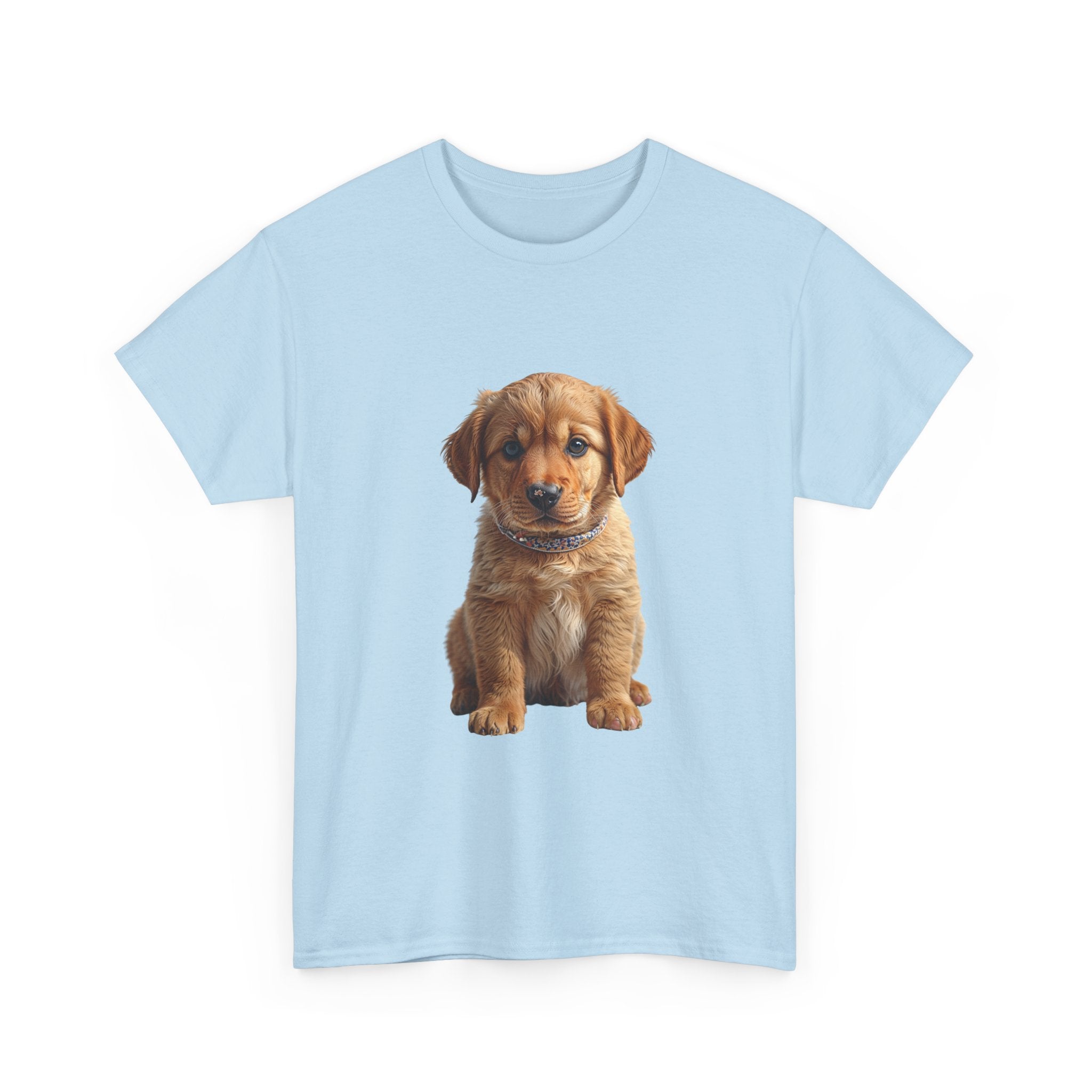 T-shirt avec un adorable chiot Golden Retriever | Portrait de chien