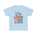 Love Wins Always T-Shirt | Pride heart fist floral design