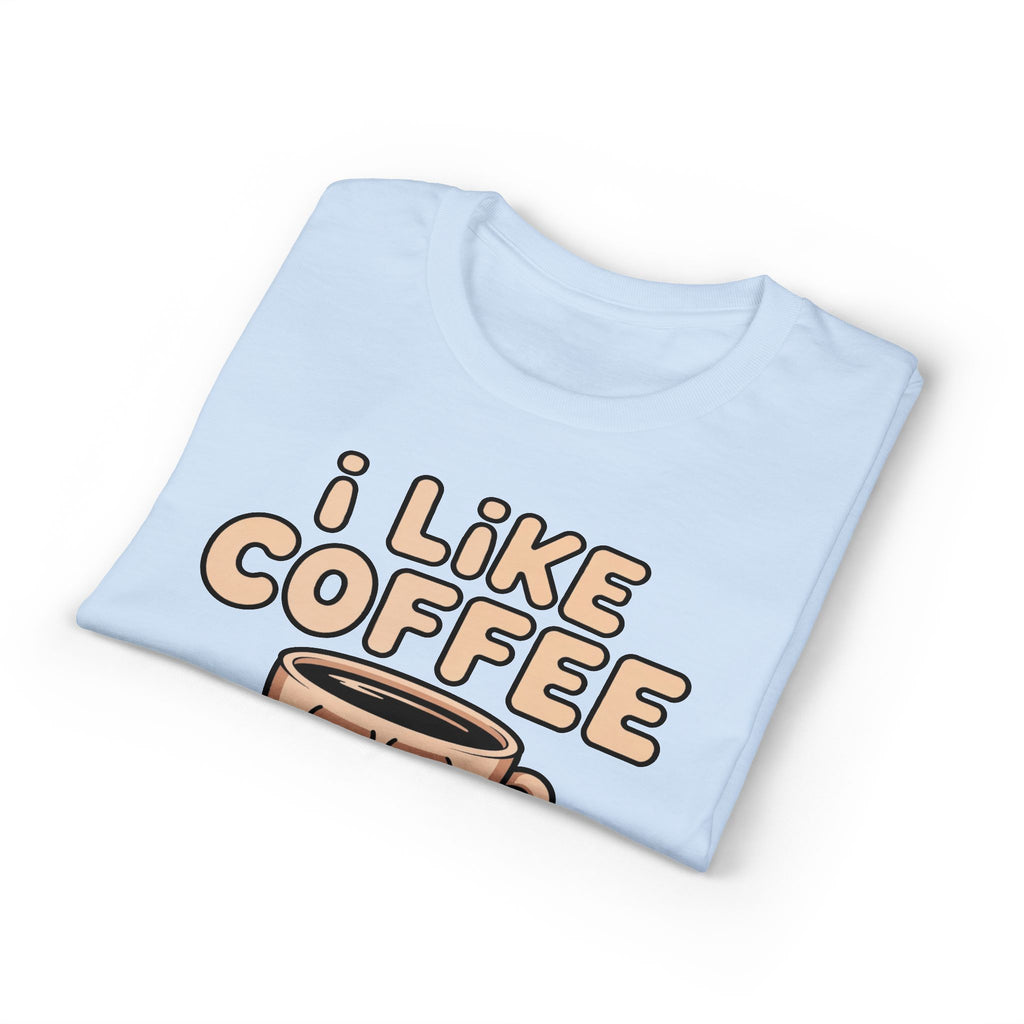 I Like Coffee More Than People T-Shirt | Coffee Lover Tee, Original Motivational T-Shirt, Unisex Cotton Graphic Tee