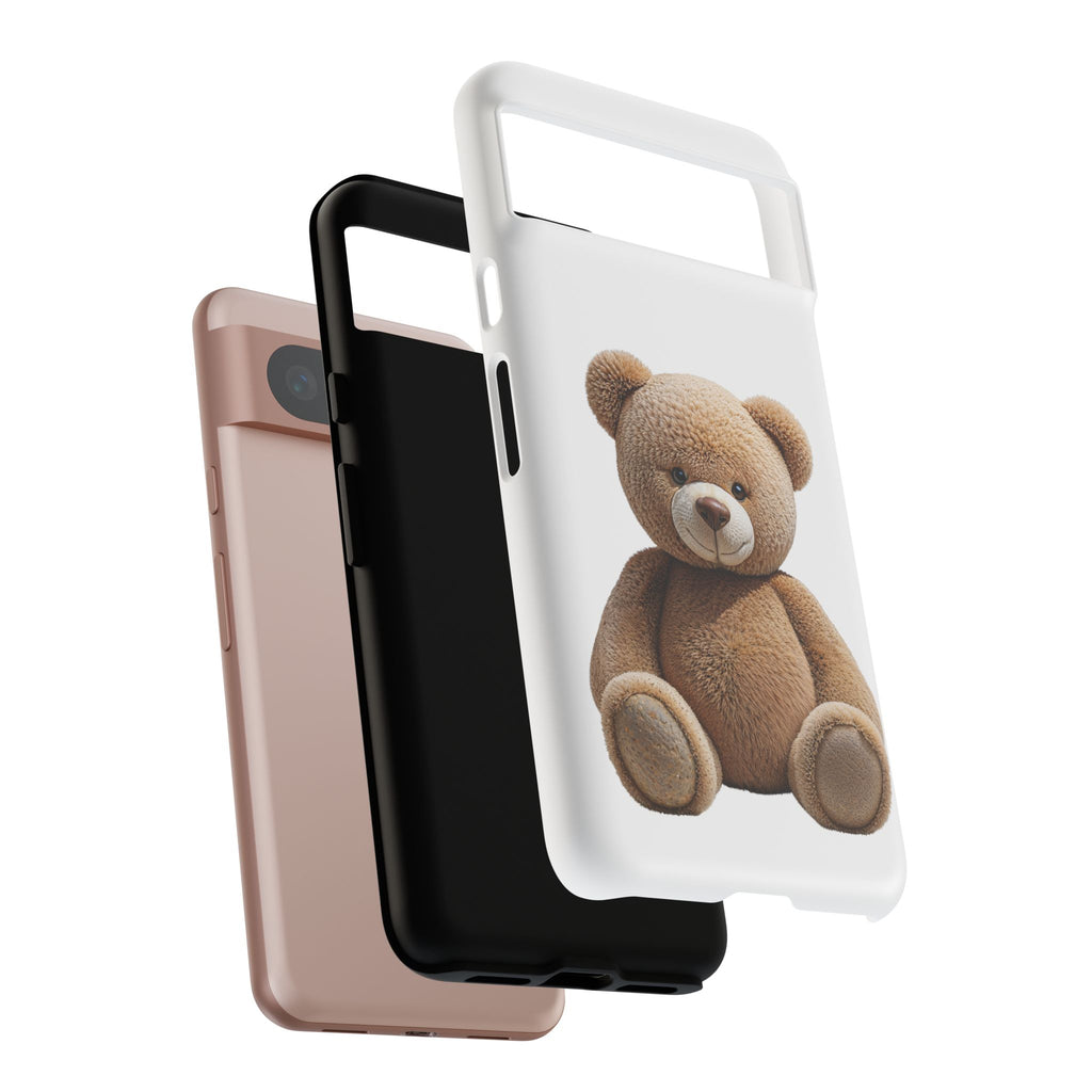 Teddy Bear Phone Case | Cute Plush Toy Illustration, i-phone, Samsung, Google phone
