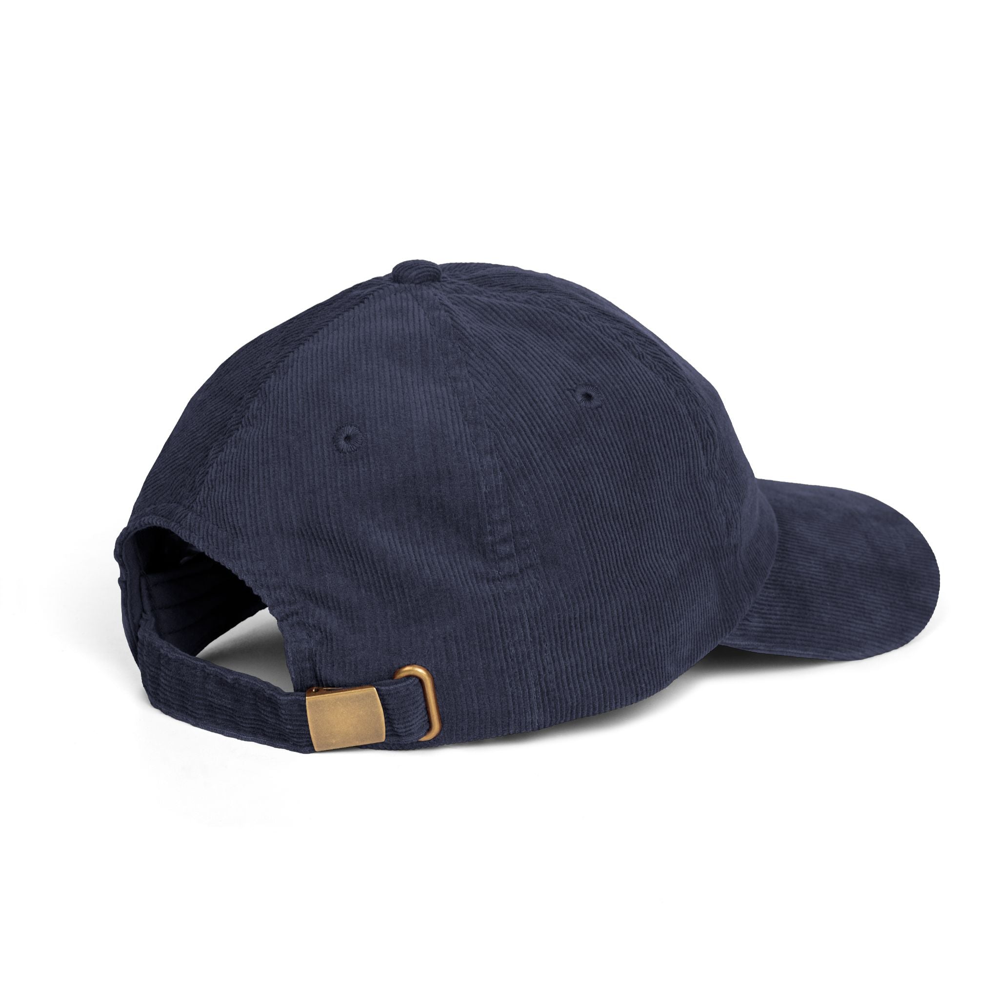 Casquette brodée avec un boxer marron | Casquette de baseball en velours côtelé