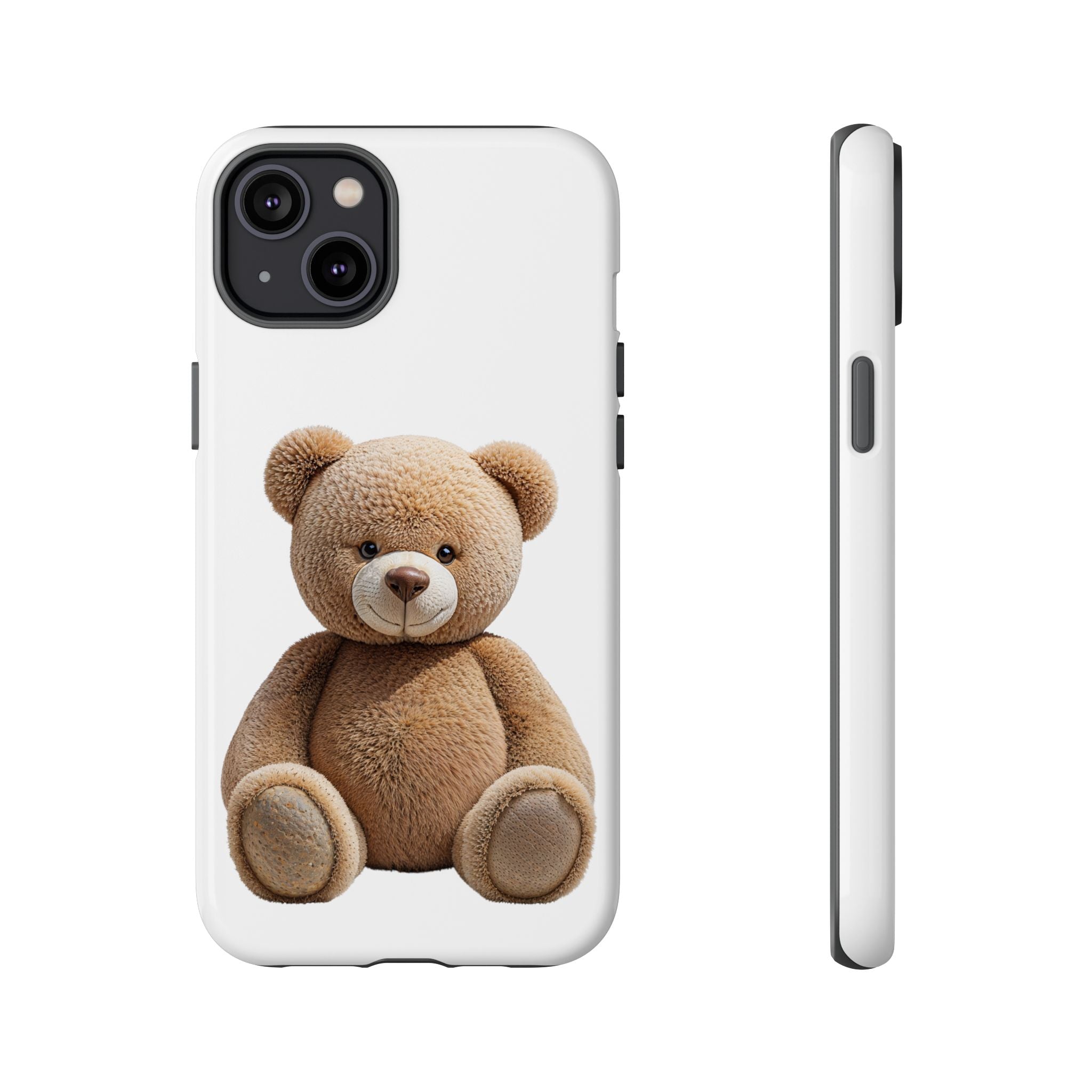 Teddy Bear Phone Case | Cute Plush Toy Illustration, i-phone, Samsung, Google phone