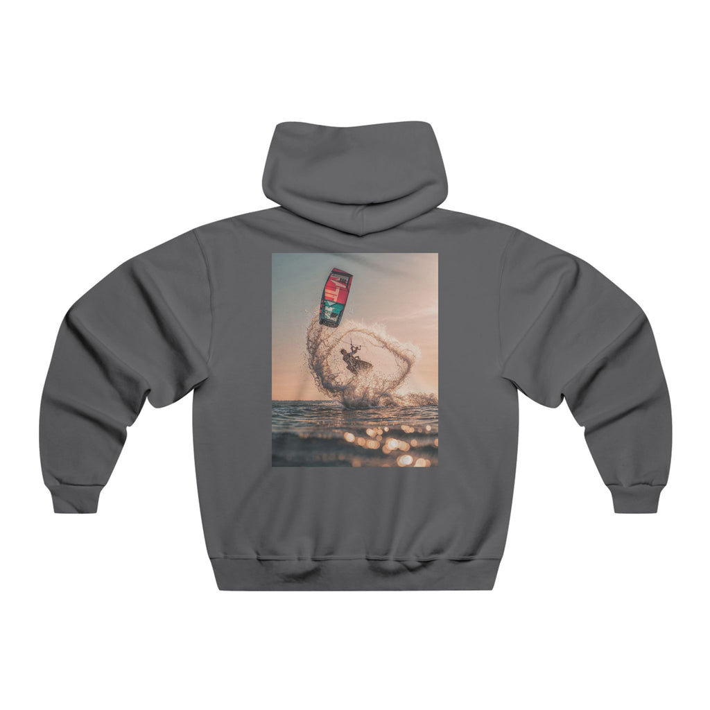 Sweat à capuche Kiteboarder Sunset | Action des vagues de kitesurf, Sweat-shirt de sports nautiques