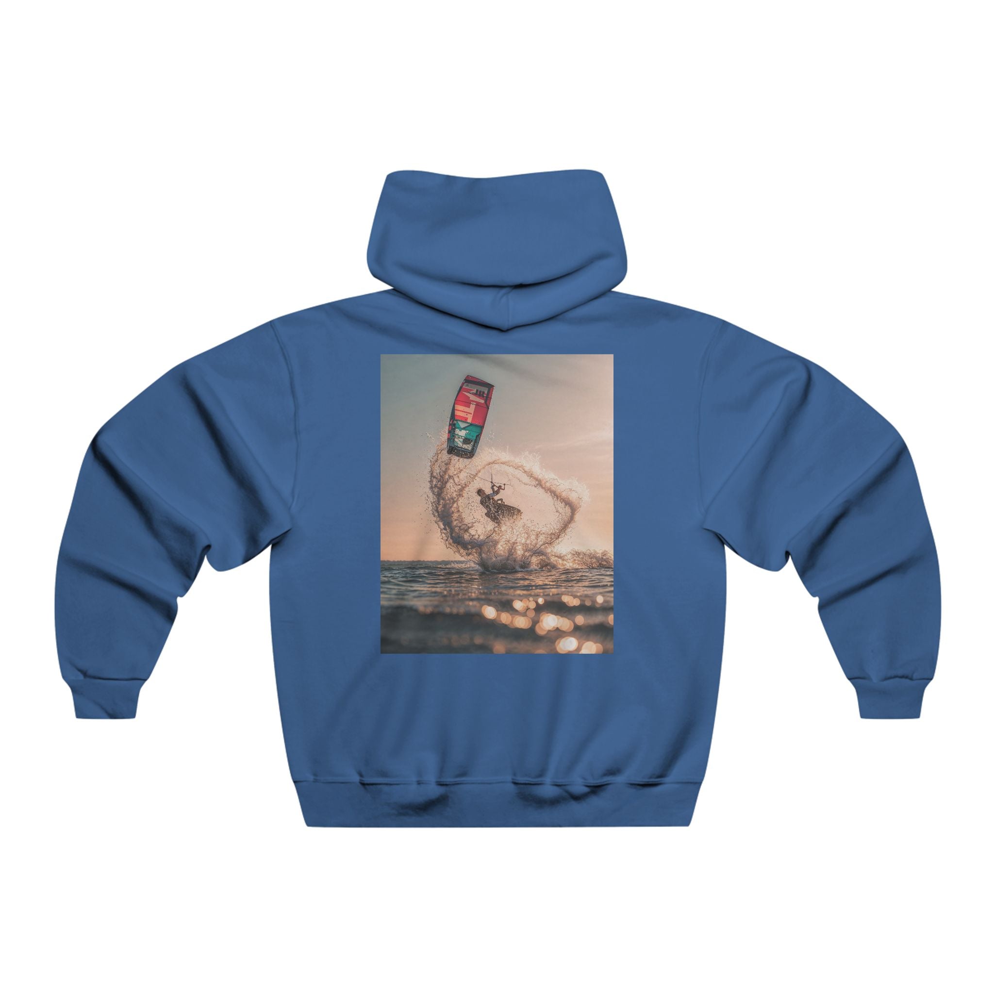 Sweat à capuche Kiteboarder Sunset | Action des vagues de kitesurf, Sweat-shirt de sports nautiques