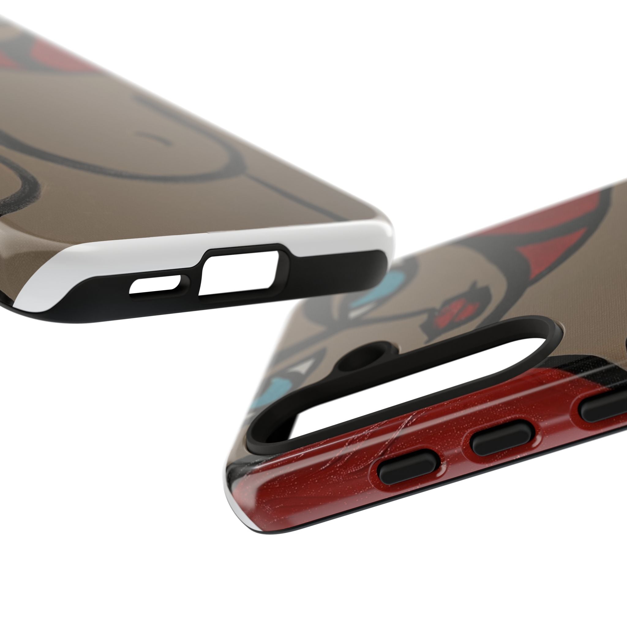 Coque de téléphone minimaliste | Figure féminine abstraite, faite main
