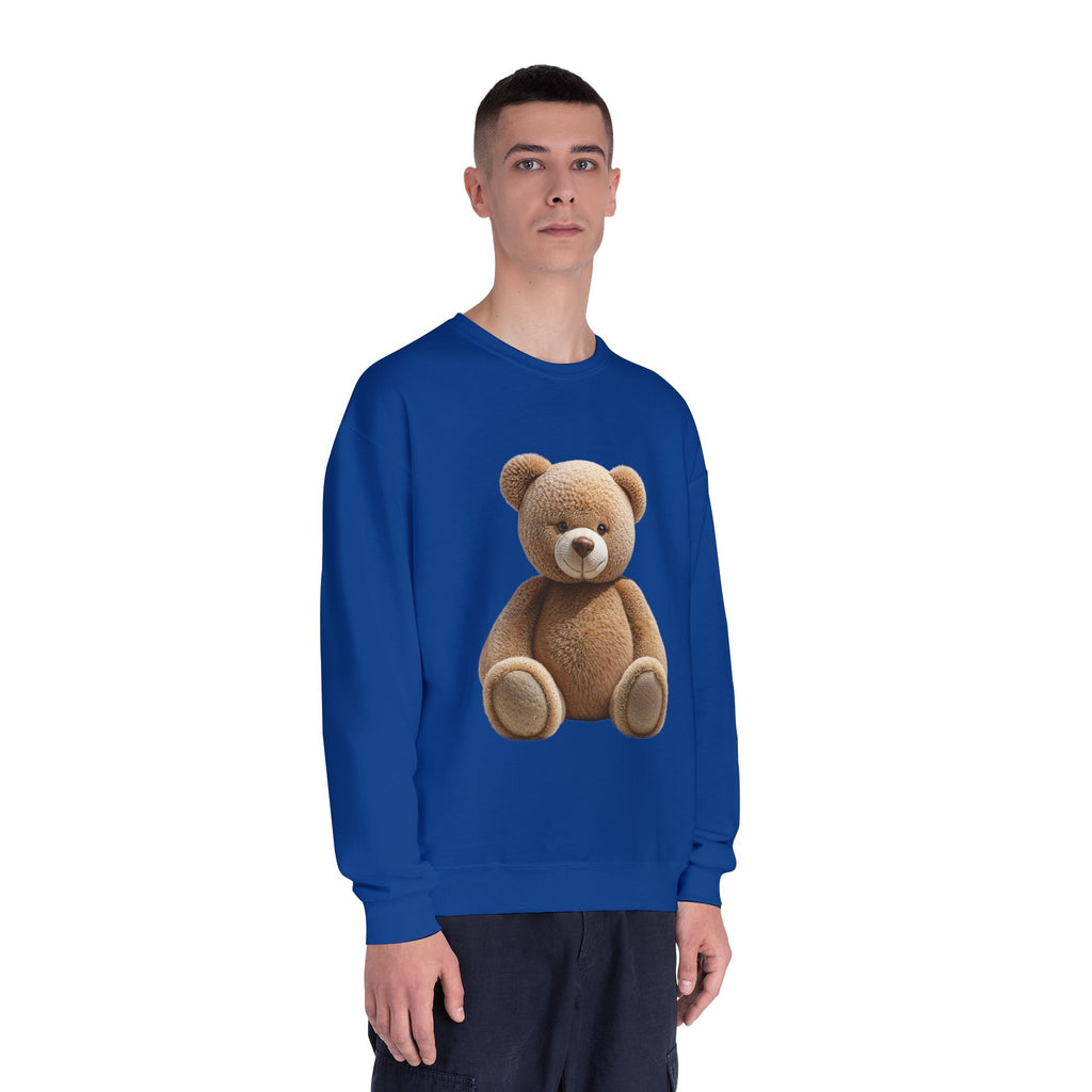 Sweat-shirt imprimé ours en peluche marron | Illustration de jouet mignon