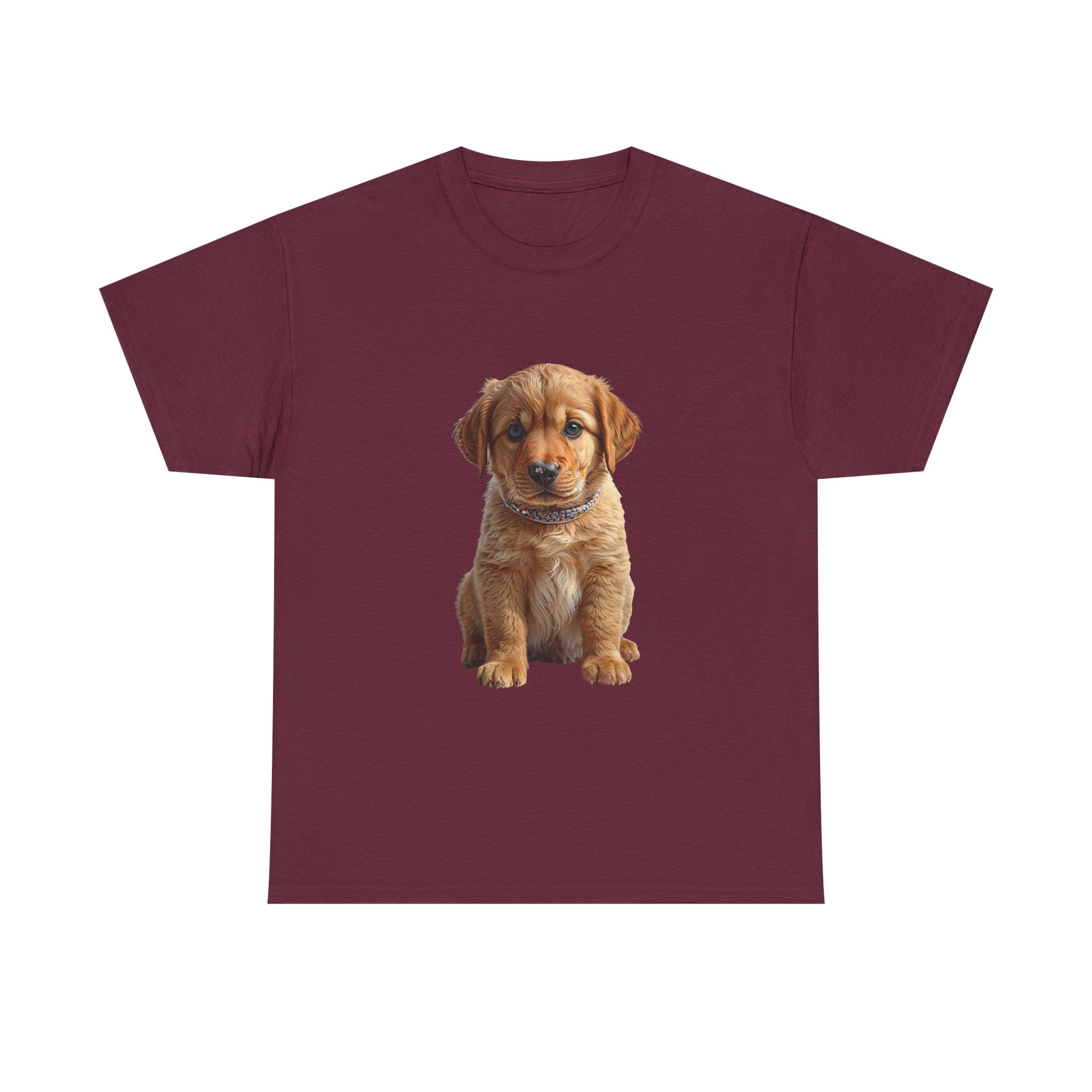 T-shirt avec un adorable chiot Golden Retriever | Portrait de chien