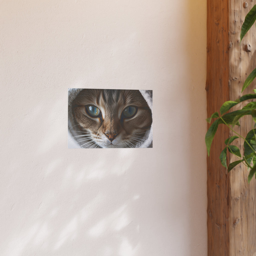 Close-Up Cat Eyes Poster | Cat lovers Poster, cat wall art